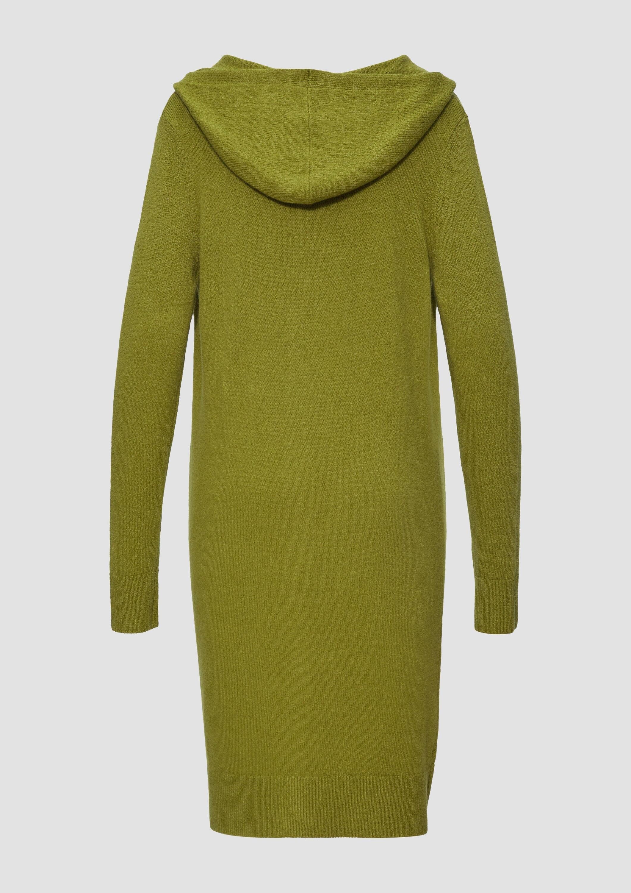 s.Oliver Cardigan Strickjacke Long-Cardigan mit Kapuze