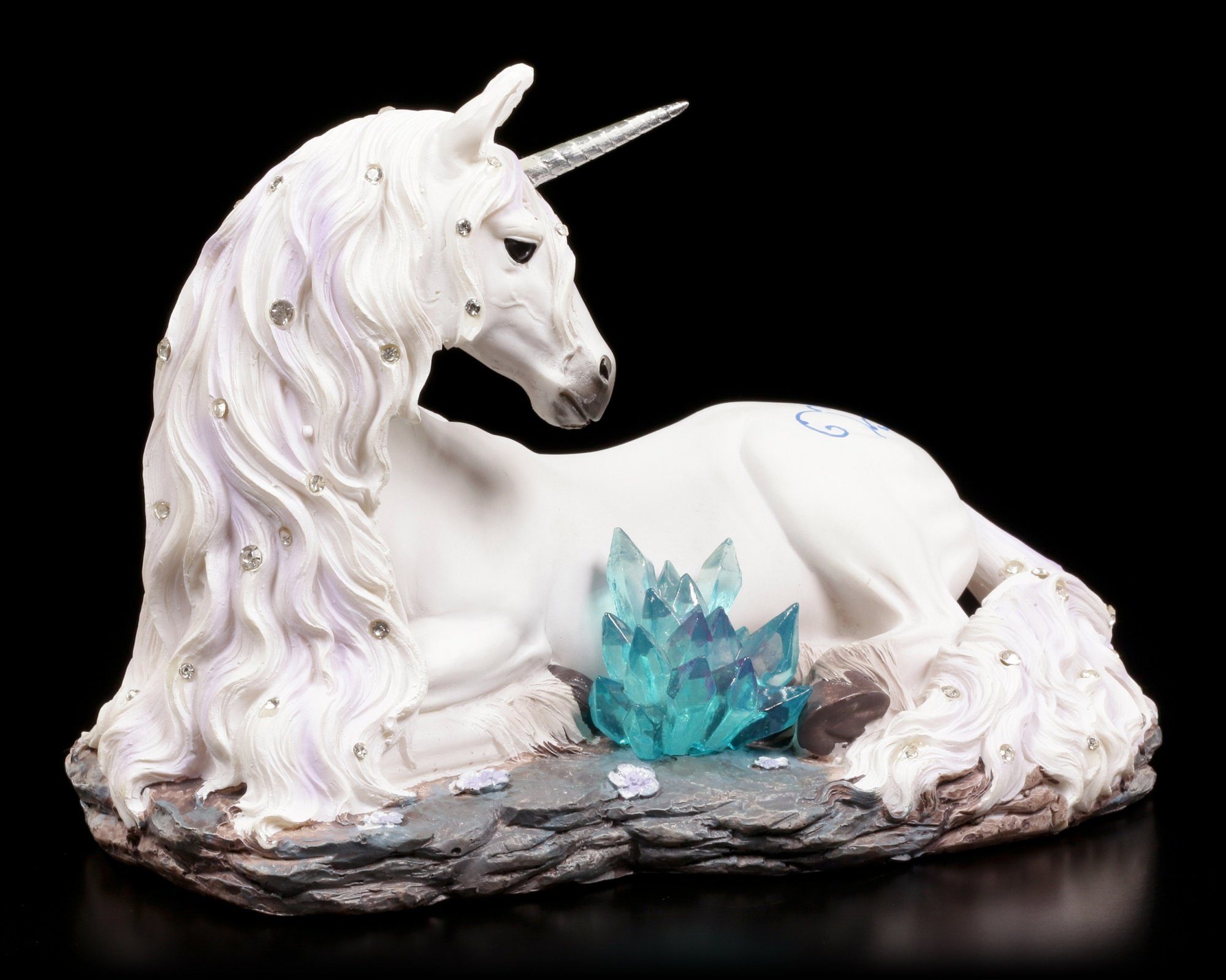 Figuren Shop GmbH Fantasy-Figur Einhorn Figur - Jewelled Tranquillity - Nemesis Now - Fantasy Deko