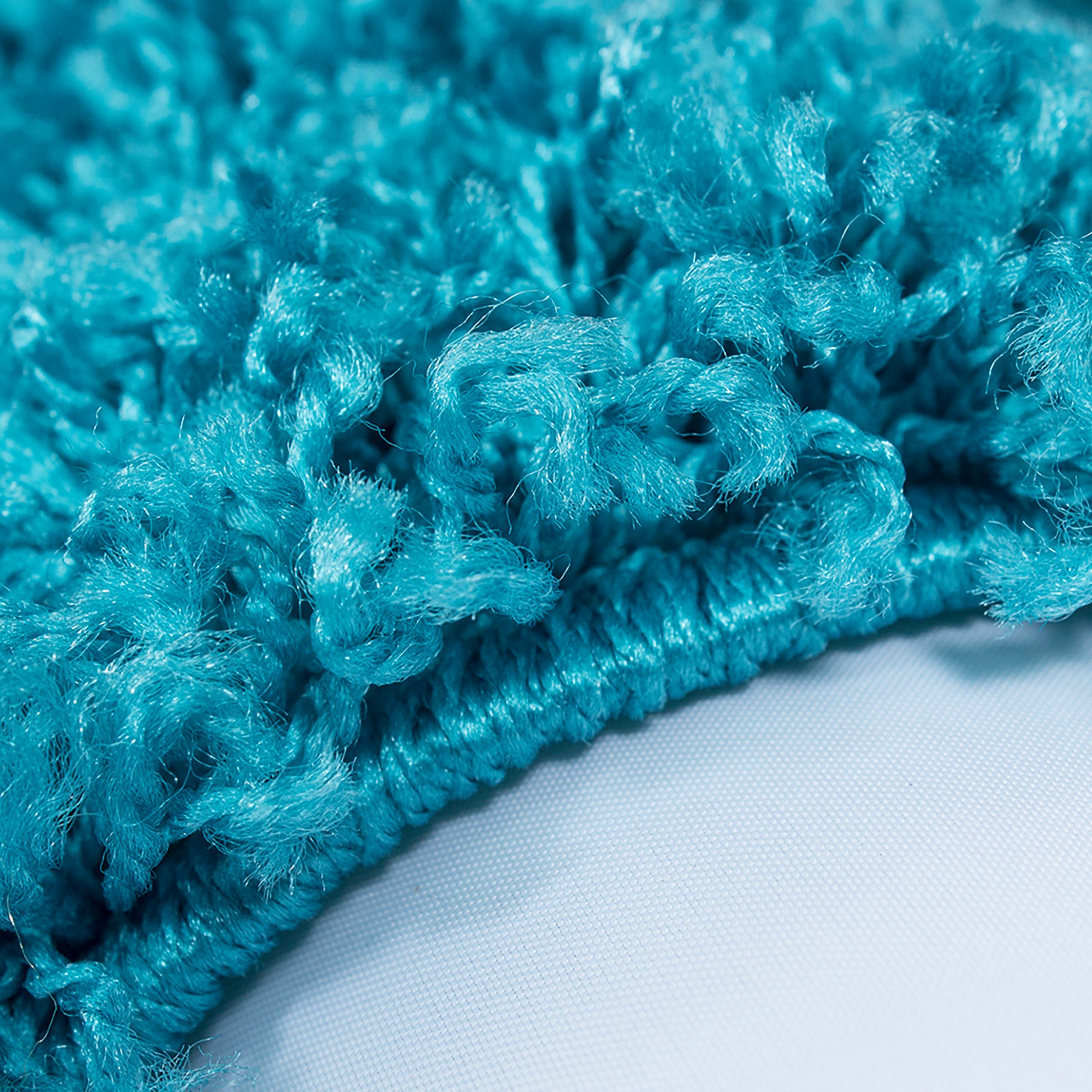 Carpetia Teppich Spaghetti Teppich kuschelig warm in türkis, rechteckig, Hö günstig online kaufen