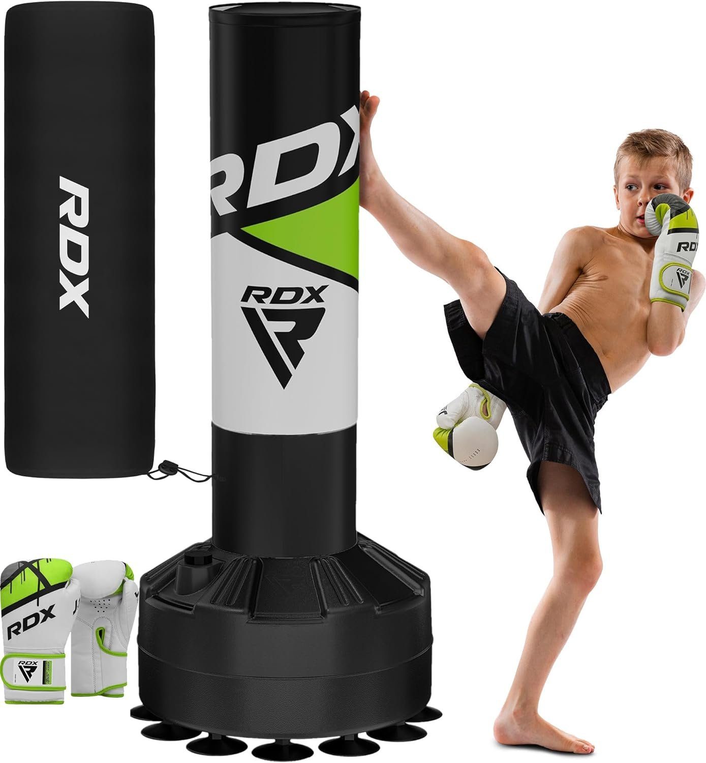 RDX Sports Standboxsack Freistehender Boxsack für Kinder von RDX, Kickboxen 4FT Kinder Boxsack