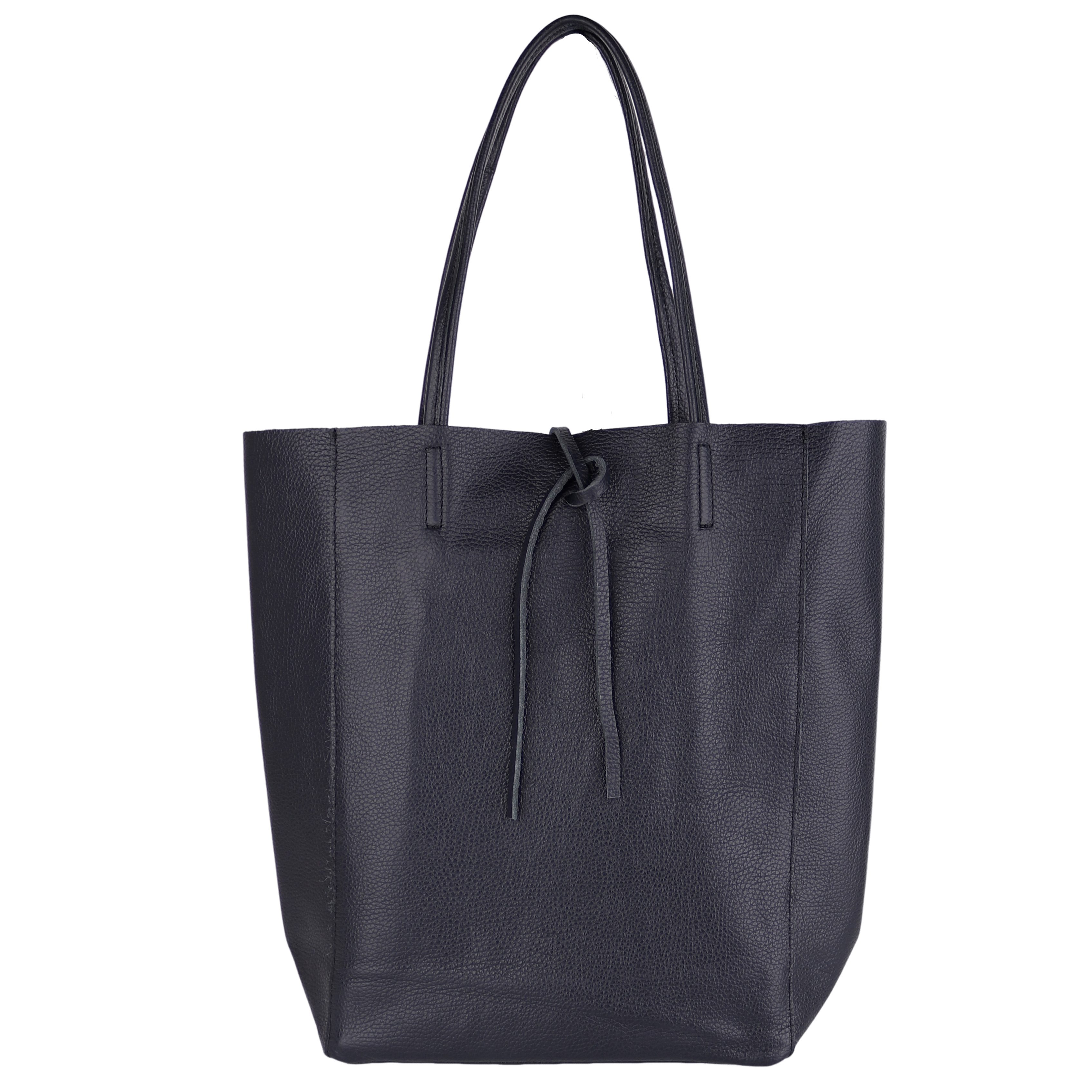 MIRROSI Shopper aus Echtleder / Wildleder, Made in Italy, Henkeltasche Tasche (Einkaufstasche in vielen trendigen Farben), Tragetasche (38x38x16cm) mit Stauraum A4 Ordner