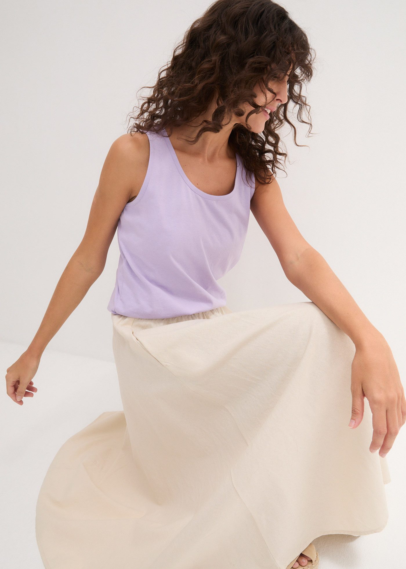 bonprix Longtop (Packung, 5-tlg) figurumspielende Passform, po-bedeckend