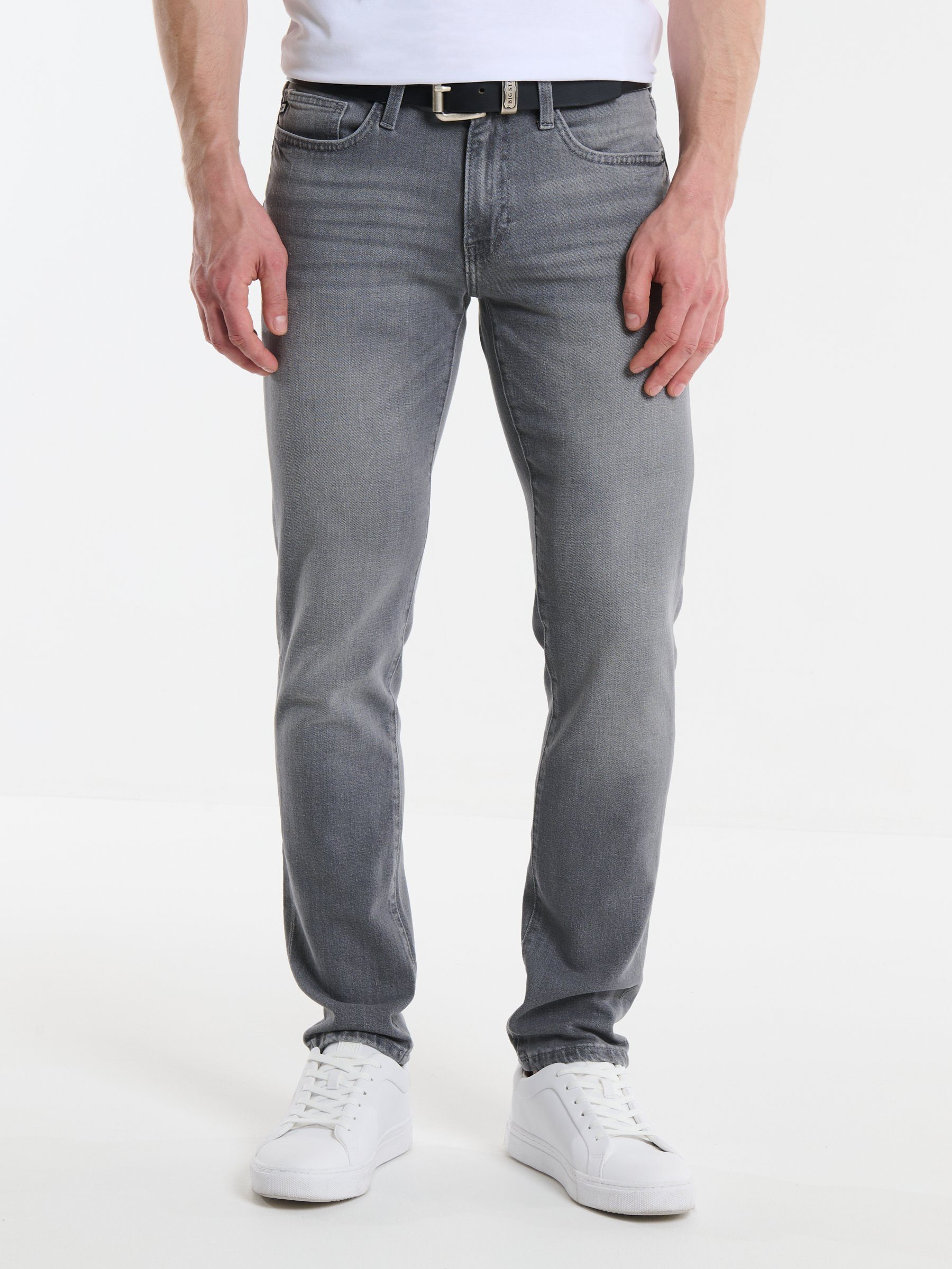 BIG STAR Slim-fit-Jeans TERRY SLIM (1-tlg) stahlgrau