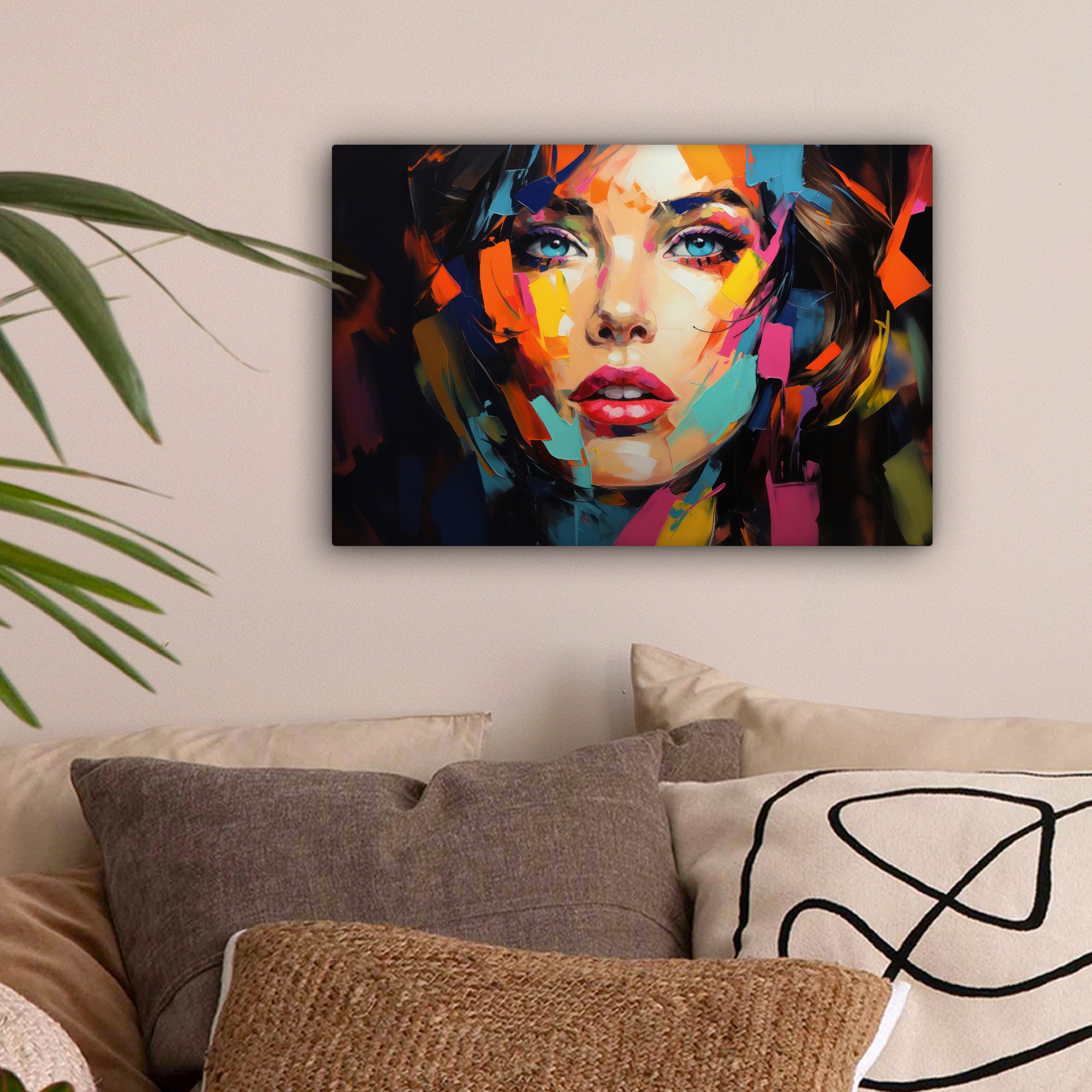 OneMillionCanvasses® Leinwandbild Frau - Porträt - günstig online kaufen