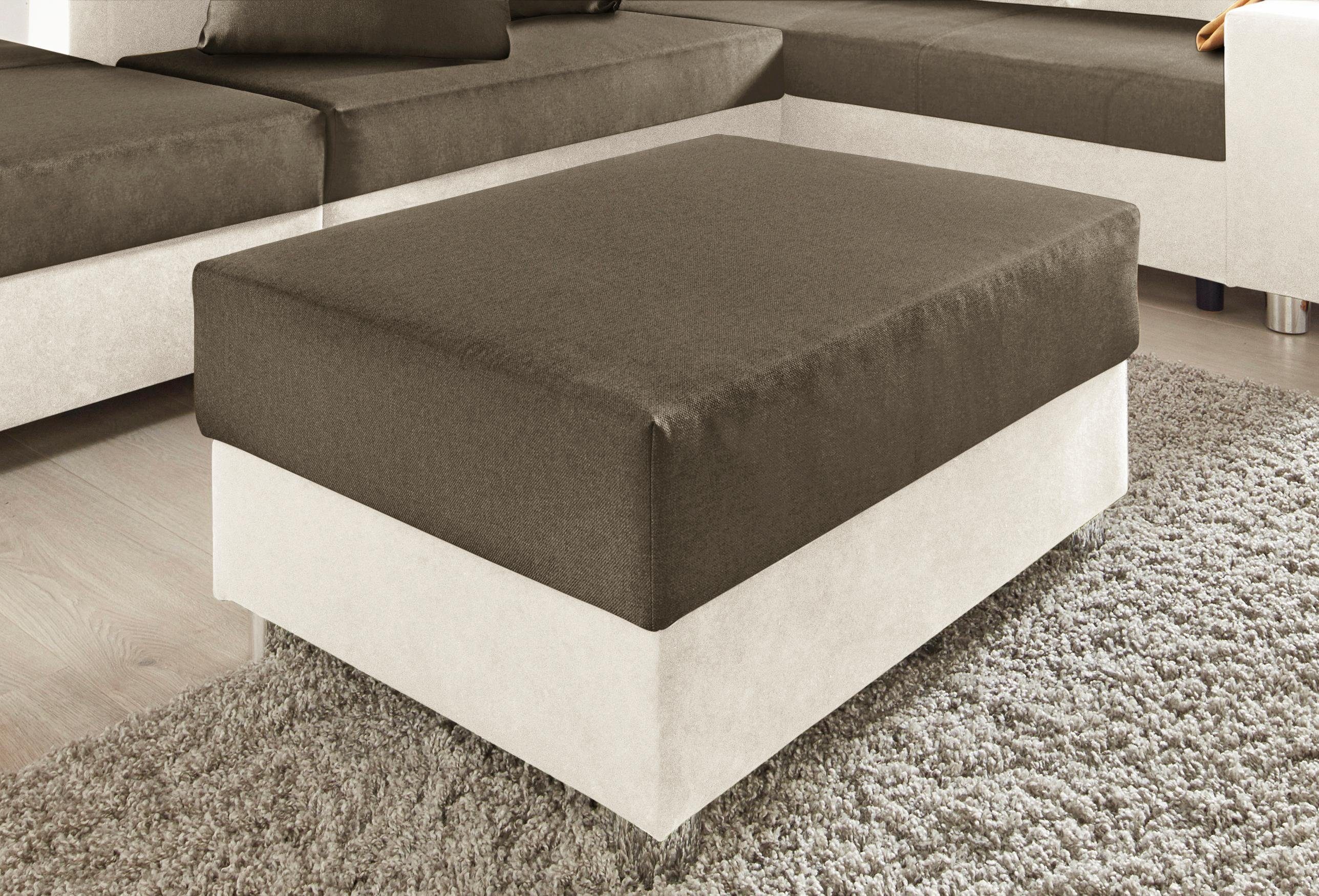 COLLECTION AB Hocker Paris, B: 92 cm, mit Federkern