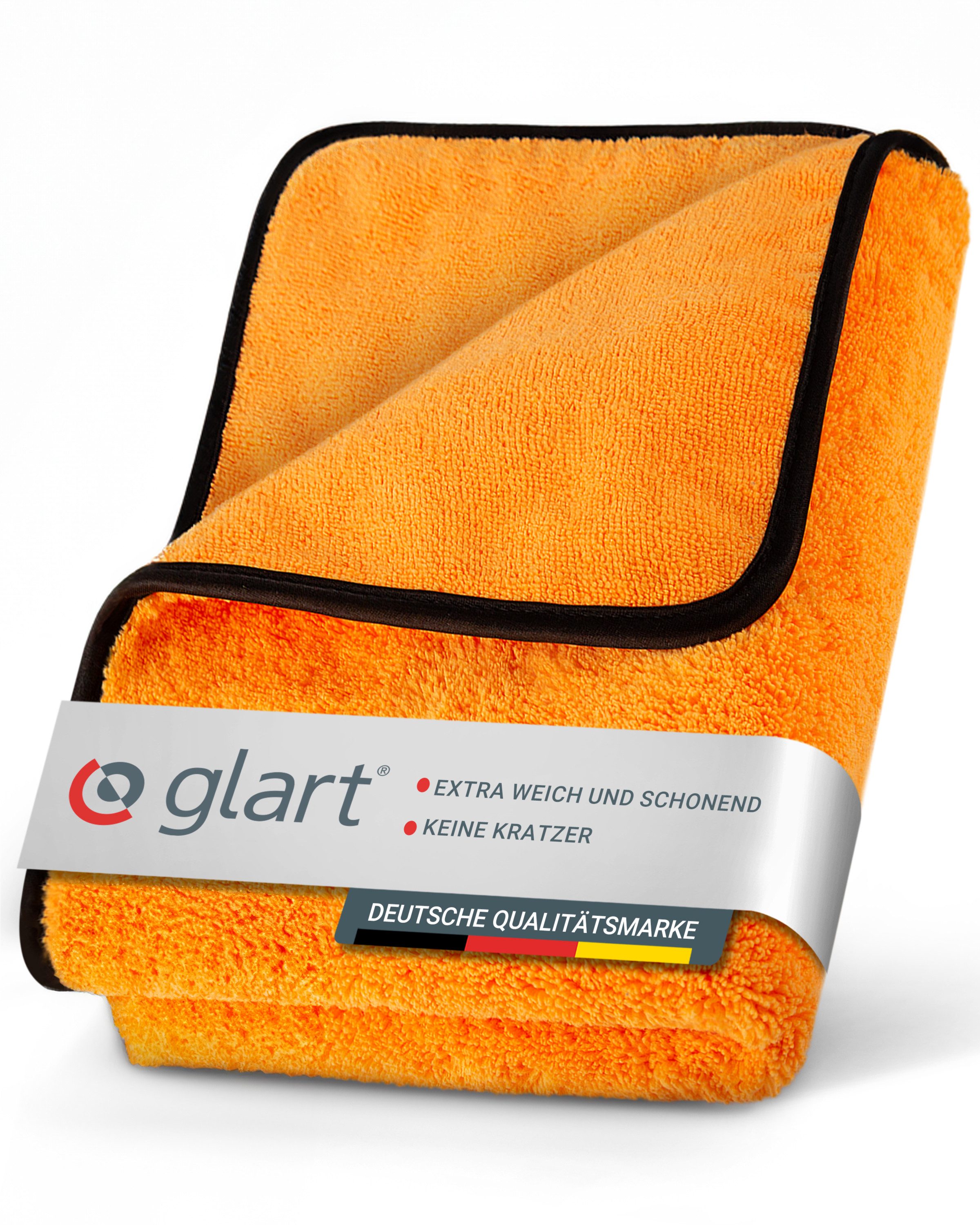 Glart 44WG Auto Trockentuch XXL Microfasertuch Autopflege Poliertuch 60x90cm Mikrofasertuch (70% Polyester, 30% Polyamid, 60x90 cm)