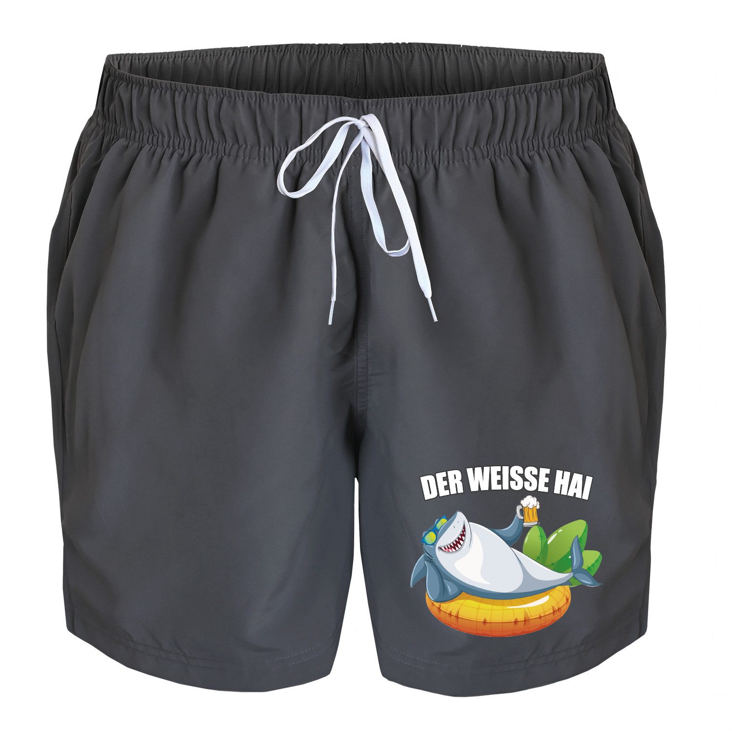 Badehose Schwimmshorts der Weisse Hai
