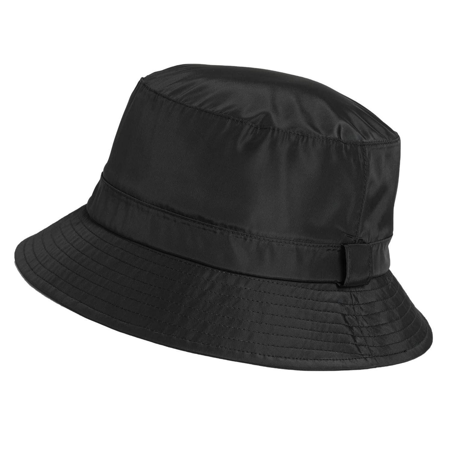 LuxusKollektion Regenhut Regenhut Eimerhut Herren Damen Wasserdicht UPF50 M 92557 Schwarz