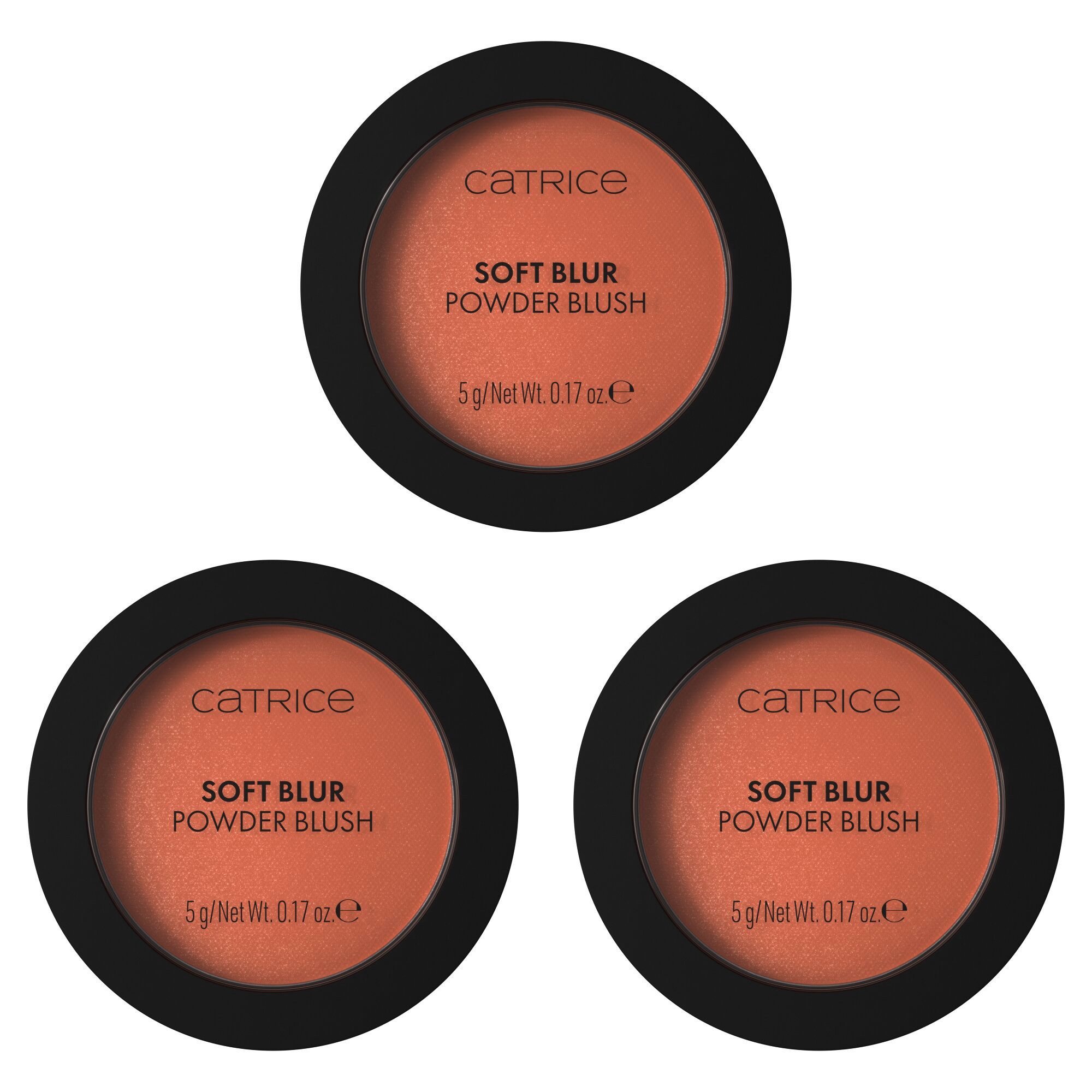 Catrice Rouge Soft Blur Powder Blush, 3-tlg.
