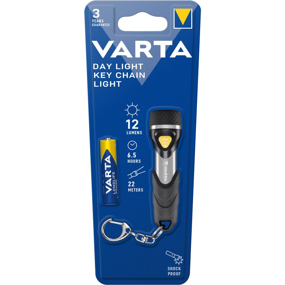 VARTA Taschenlampe Kompakte LED Taschenlampe mit Schlüsselanhänger, stoßfes günstig online kaufen