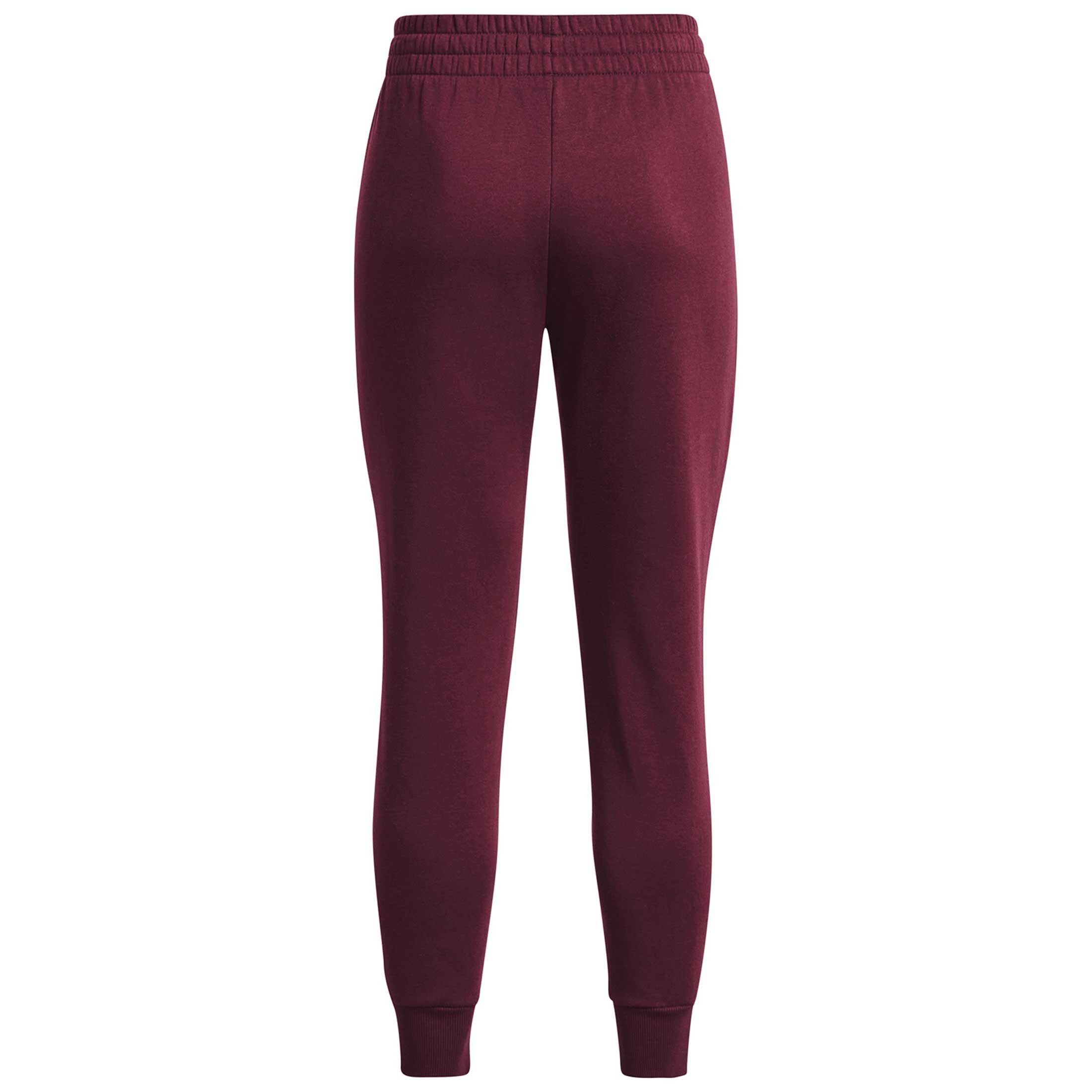 bordeaux weiß Fleece Damen Armour® / Jogginghose Under Rival Jogginghose