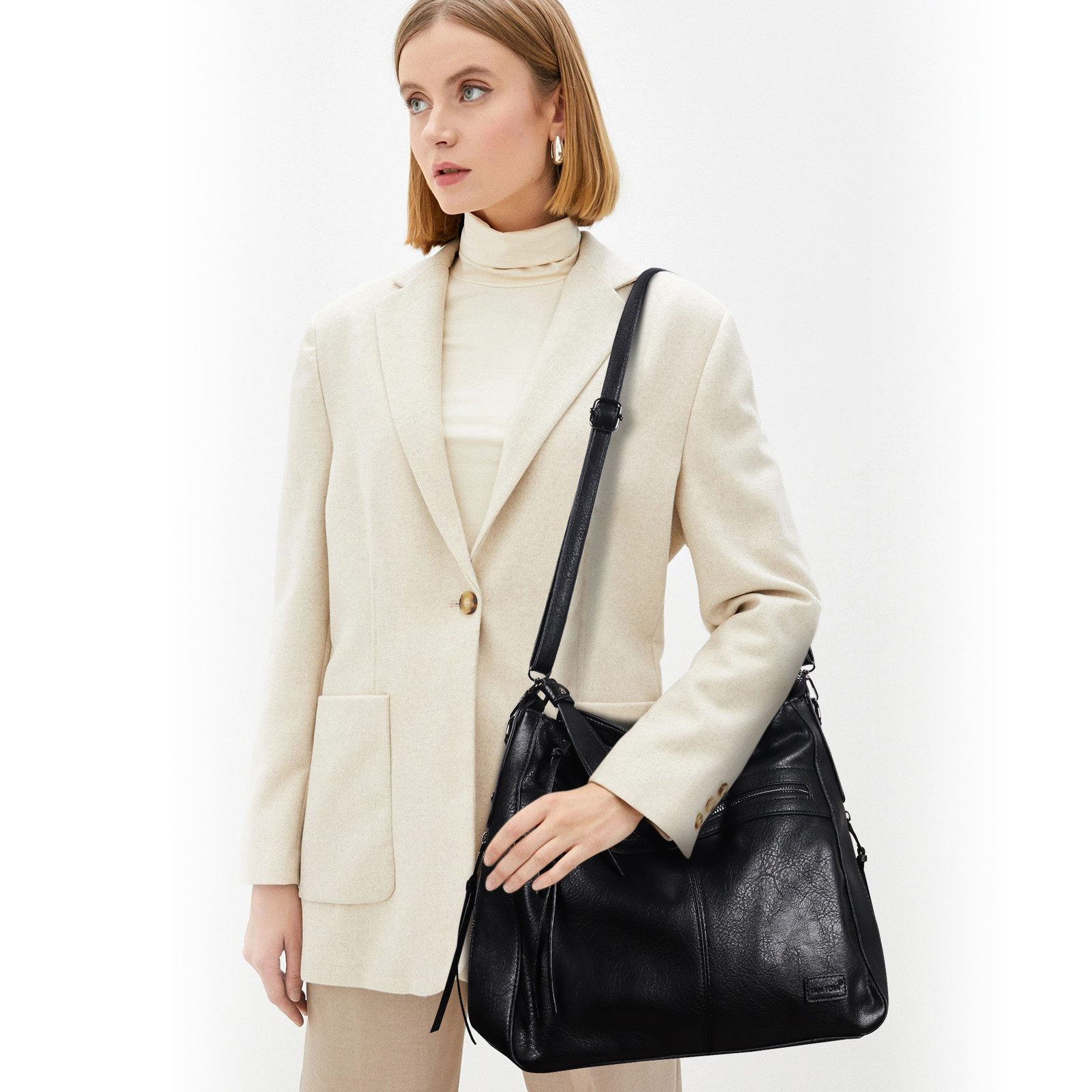 TAN.TOMI Schultertasche Damen Schultertasche Groß Shopper günstig online kaufen