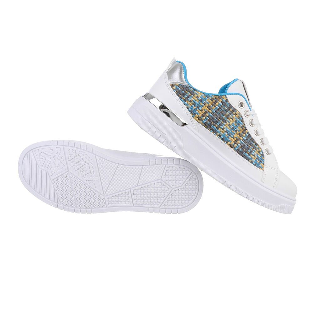 Ital-Design Damen Low-Top Freizeit Sneaker Keilabsatz/Wedge günstig online kaufen