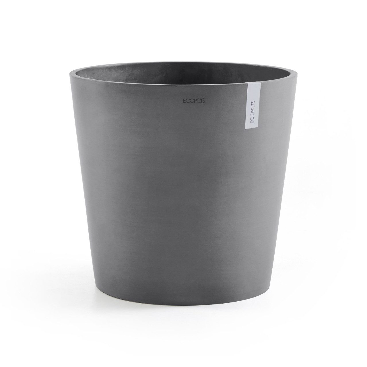 ECOPOTS Pflanzkübel Ecopots Pflanztopf Amsterdam Ø 50,5 x 43,5 cm grau