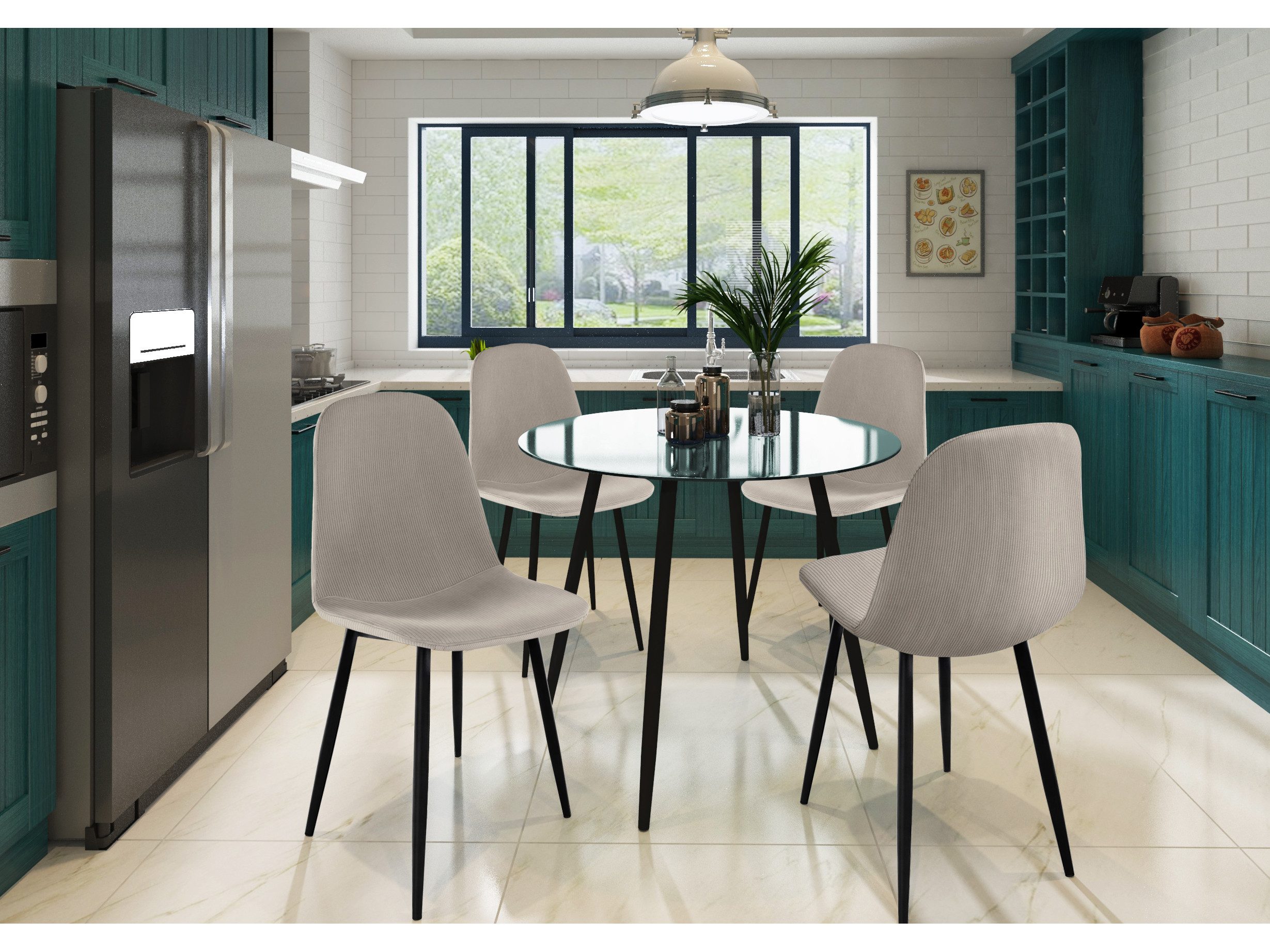 loft24 Esszimmerstuhl Mingu (Set, 4 St), günstig online kaufen
