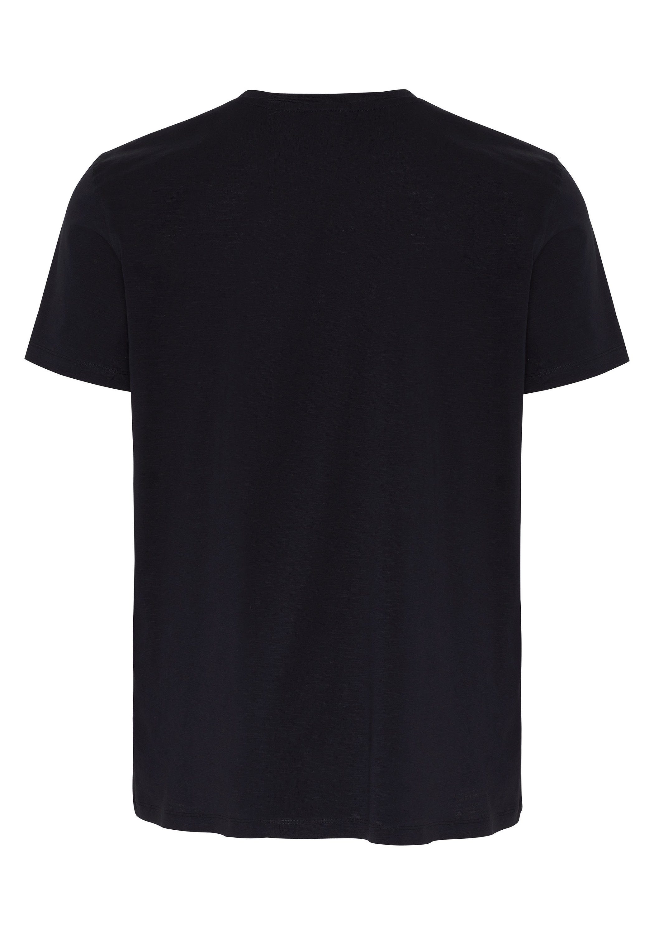 T-Shirt im Black Print-Shirt Chiemsee 1 PLUS-MINUS-Design Deep