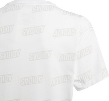 adidas Sportswear Kurzarmshirt JB BLUV Q4AOP T WHITE/GREONE/GOLDMT