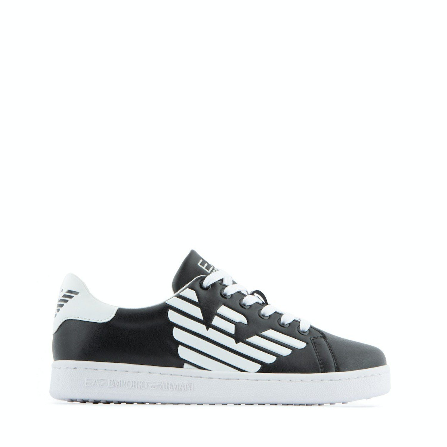 Emporio Armani Emporio Armani Sneaker schwarz/ weiß Adler Sneaker