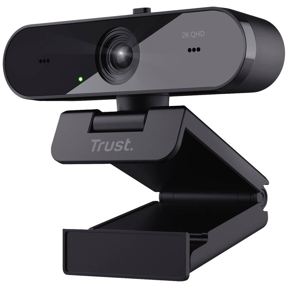 Trust QHD-Webcam TW-250 Klemm-Halterung) Webcam (Standfuß