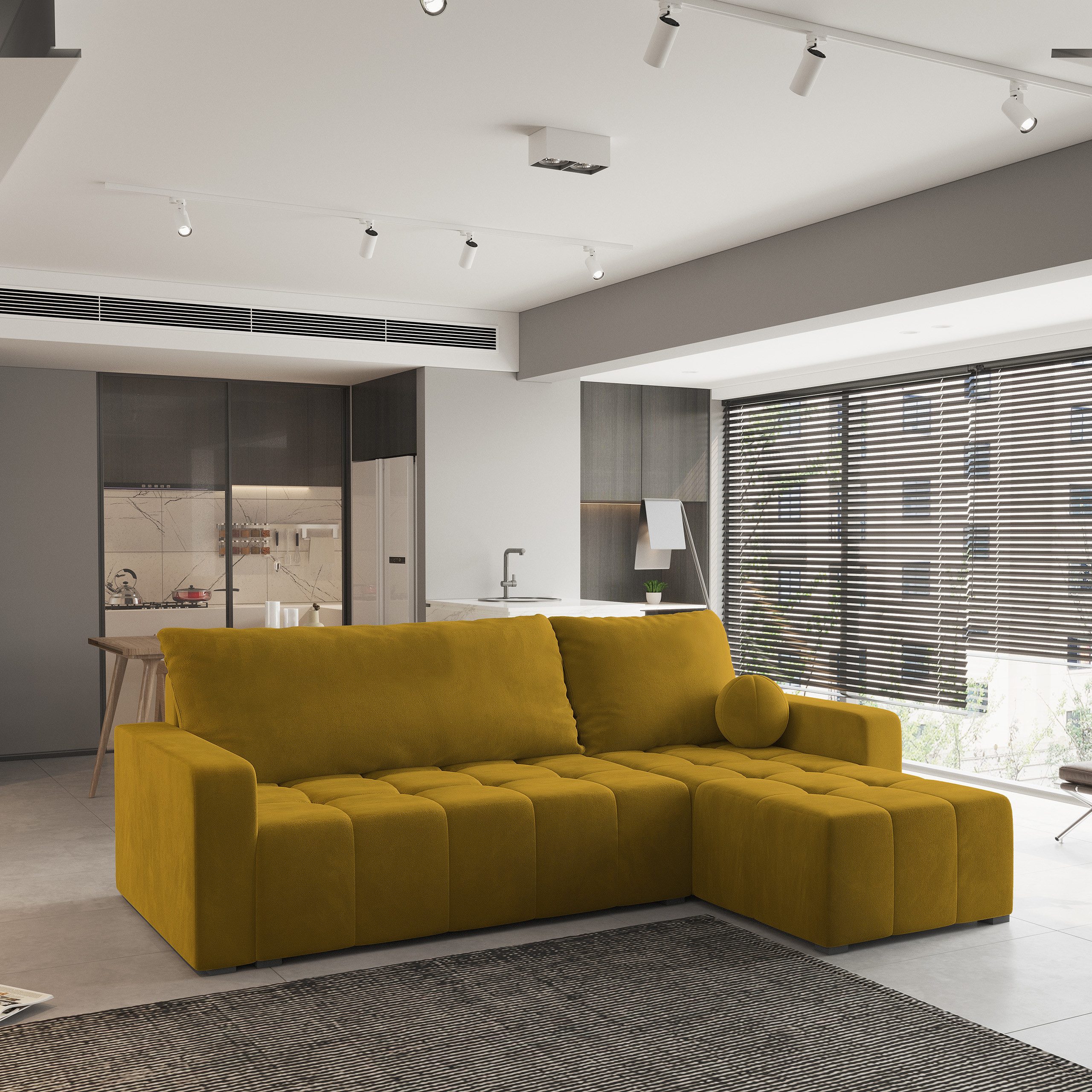 Masseno Ecksofa VOLIRA mit Schlaffunktion L-Form, günstig online kaufen