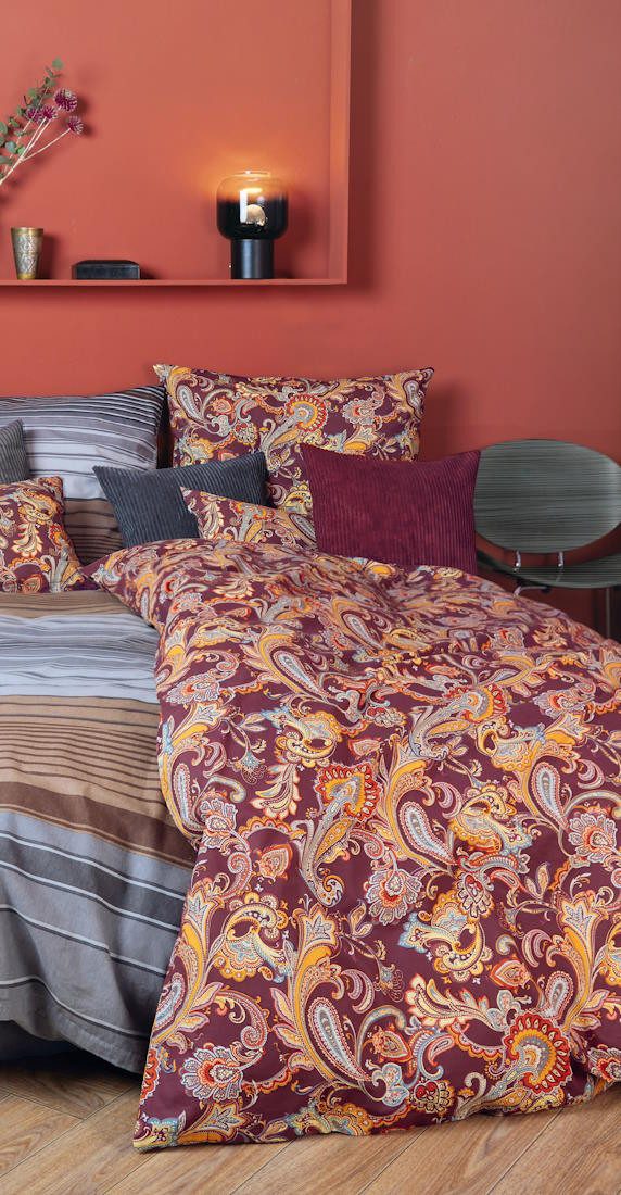LIVING DREAMS Bettwäsche LIVING DREAMS Renforce Bettwäsche PAISLEY SMALL, Renforce, Renforce