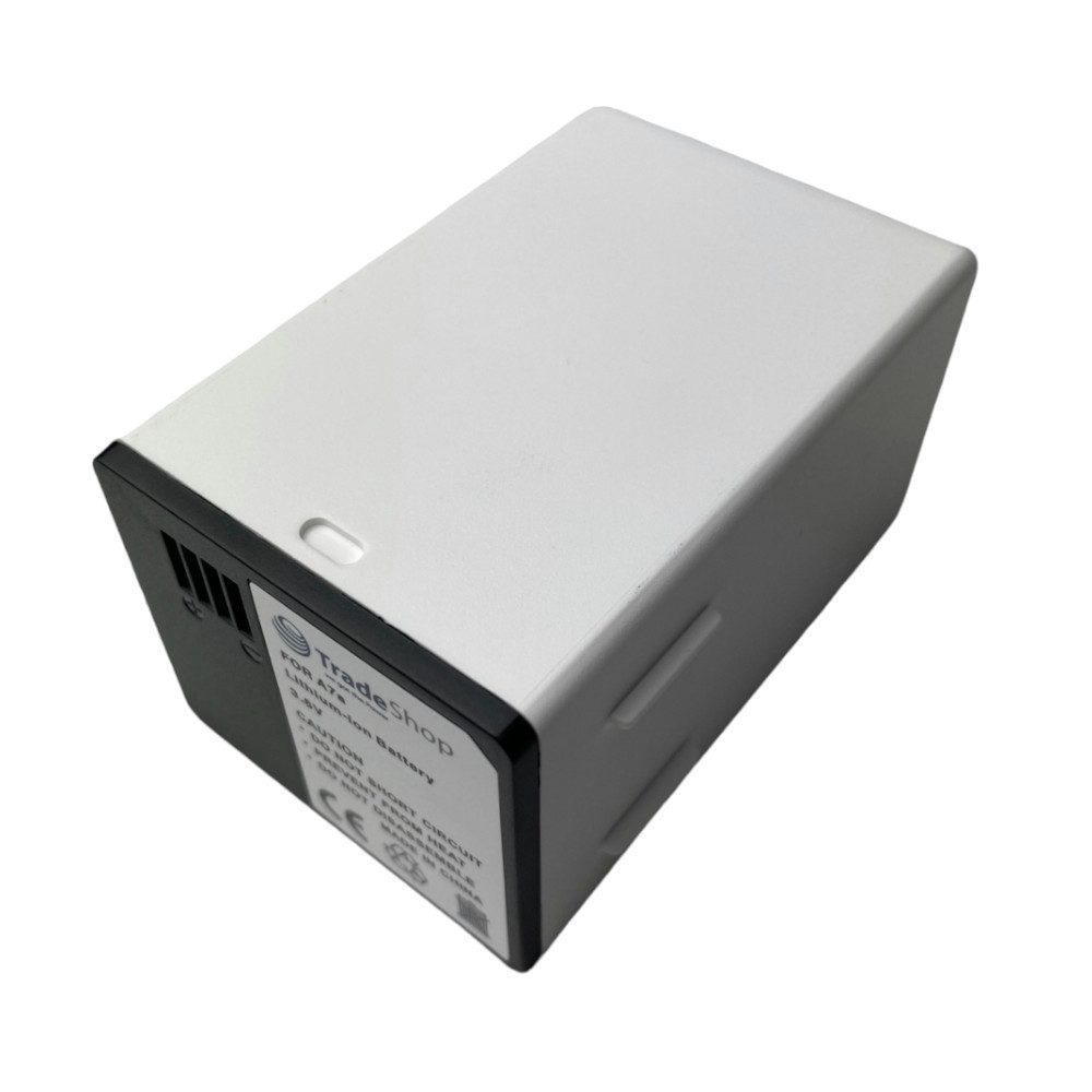 Trade-Shop 3in1 Set passend für Arlo Netgear Pro 4, Pro 4X, Pro 4 XL Ladegerät + Kamera-Akku Li-Ion 15000 mAh (3,6 V), Mit Micro-USB und USB-C
