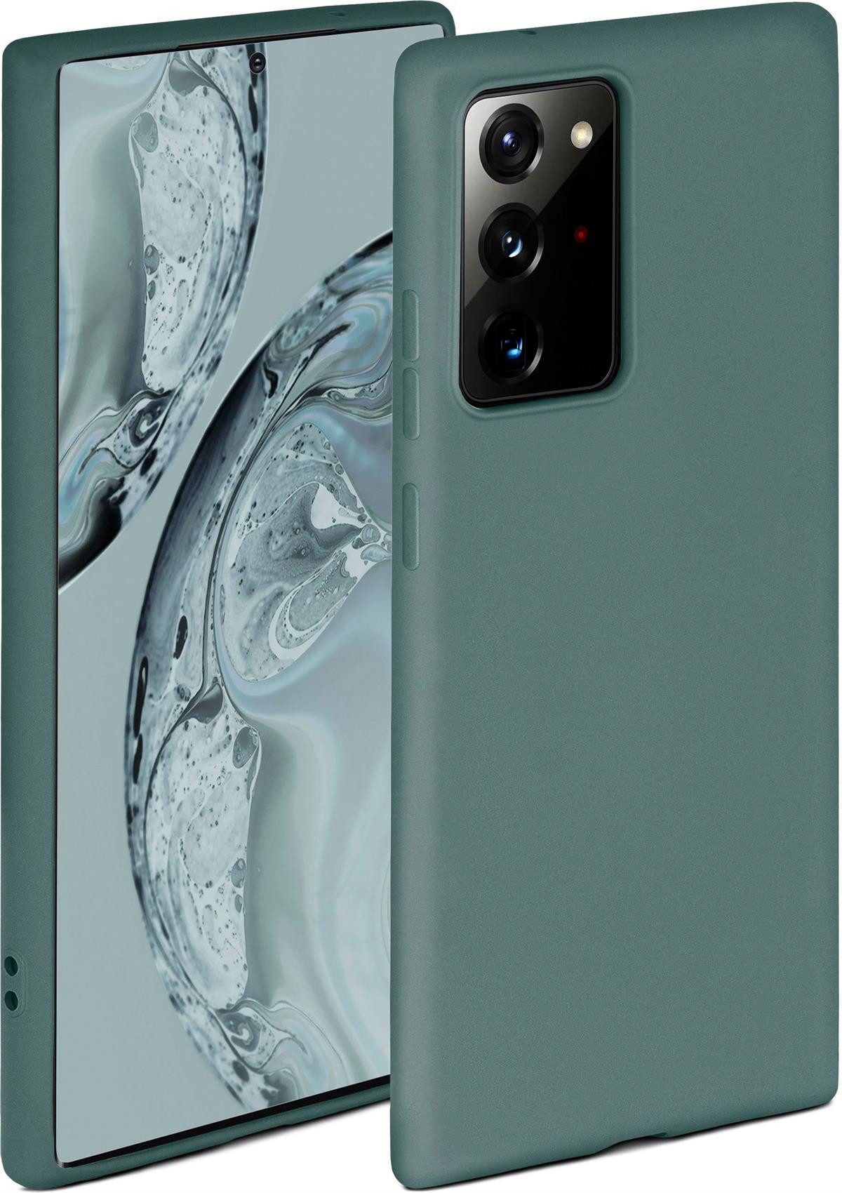 ONEFLOW Handyhülle ONEFLOW® Soft Case für Samsung Galaxy Note 20 Ultra 5G, Hülle aus Silikon, Back Cover mit Kameraschutz, weiche Silikonhülle