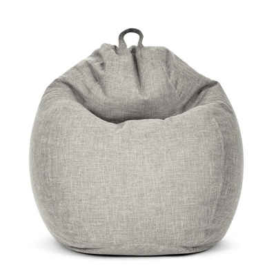 Green Bean Sitzsack Home Linen (Indoor Riesensitzsack mit EPS-Perlen Füllung -, Kuschelig Weich Waschbar), Sitzkissen Lounge Chair