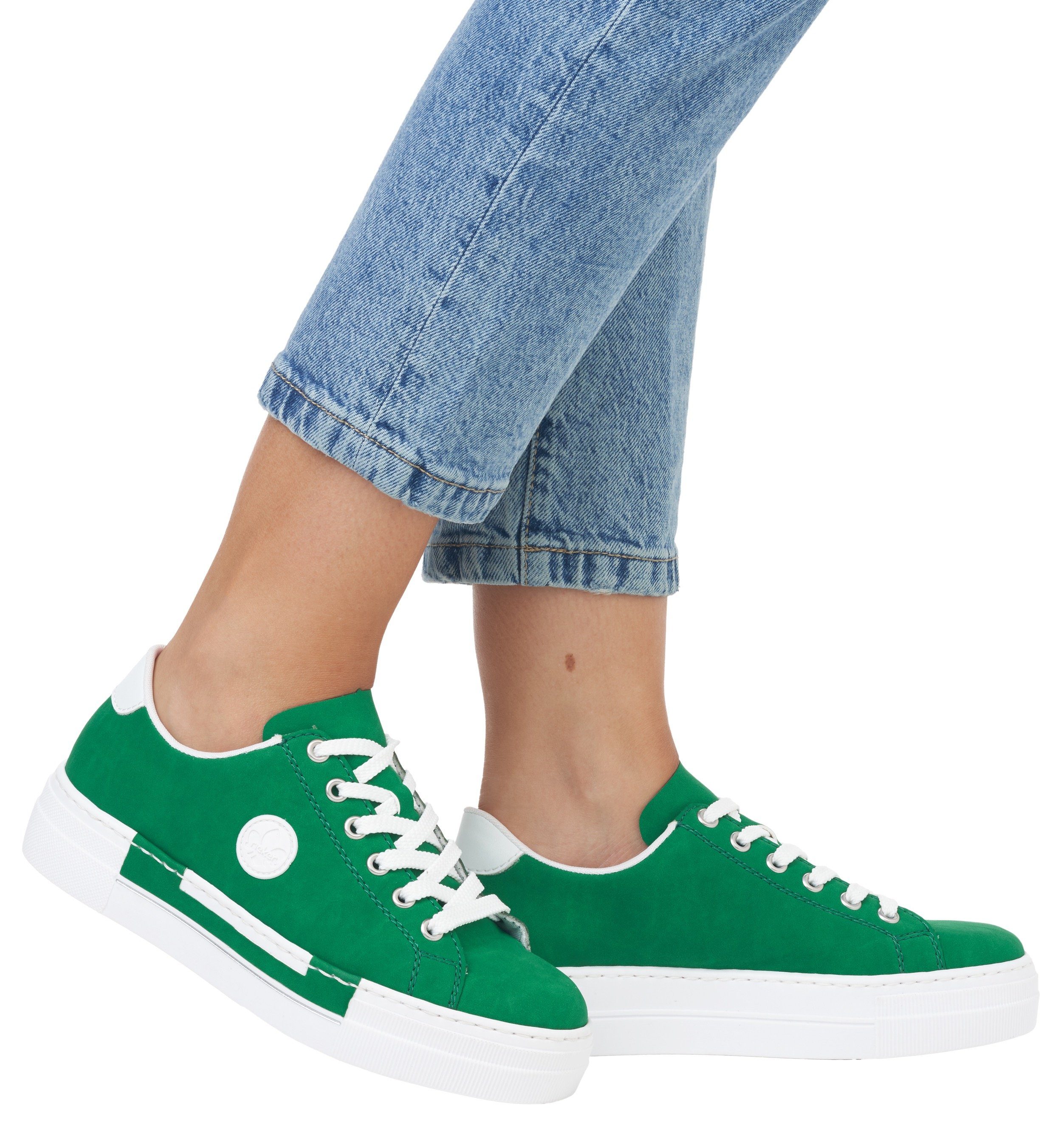 Rieker Sneaker, Freizeitschuh, Halbschuh, Schnürschuh mit günstig online kaufen