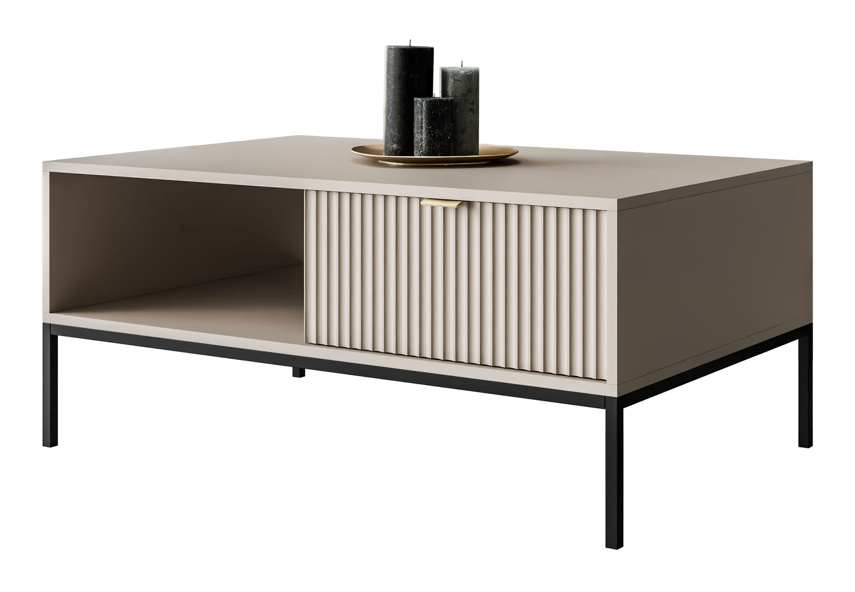 Lookway Couchtisch CORTADO L-104 mit Schublade, Breite 104 cm günstig online kaufen