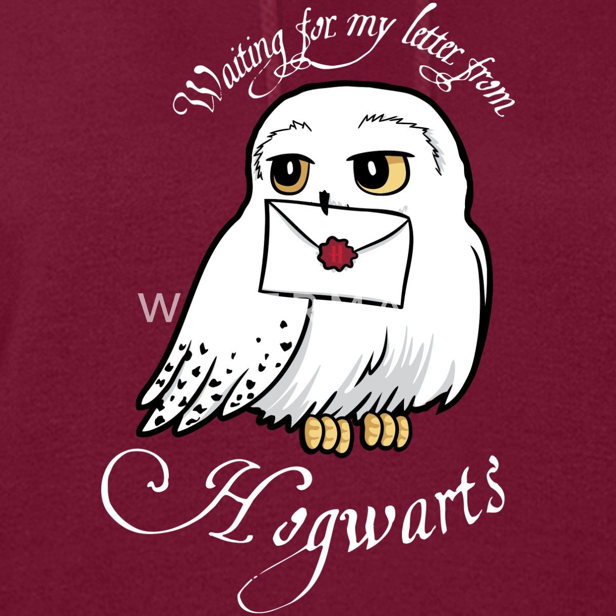 Spreadshirt Hoodie Harry Potter Hedwig Brief günstig online kaufen