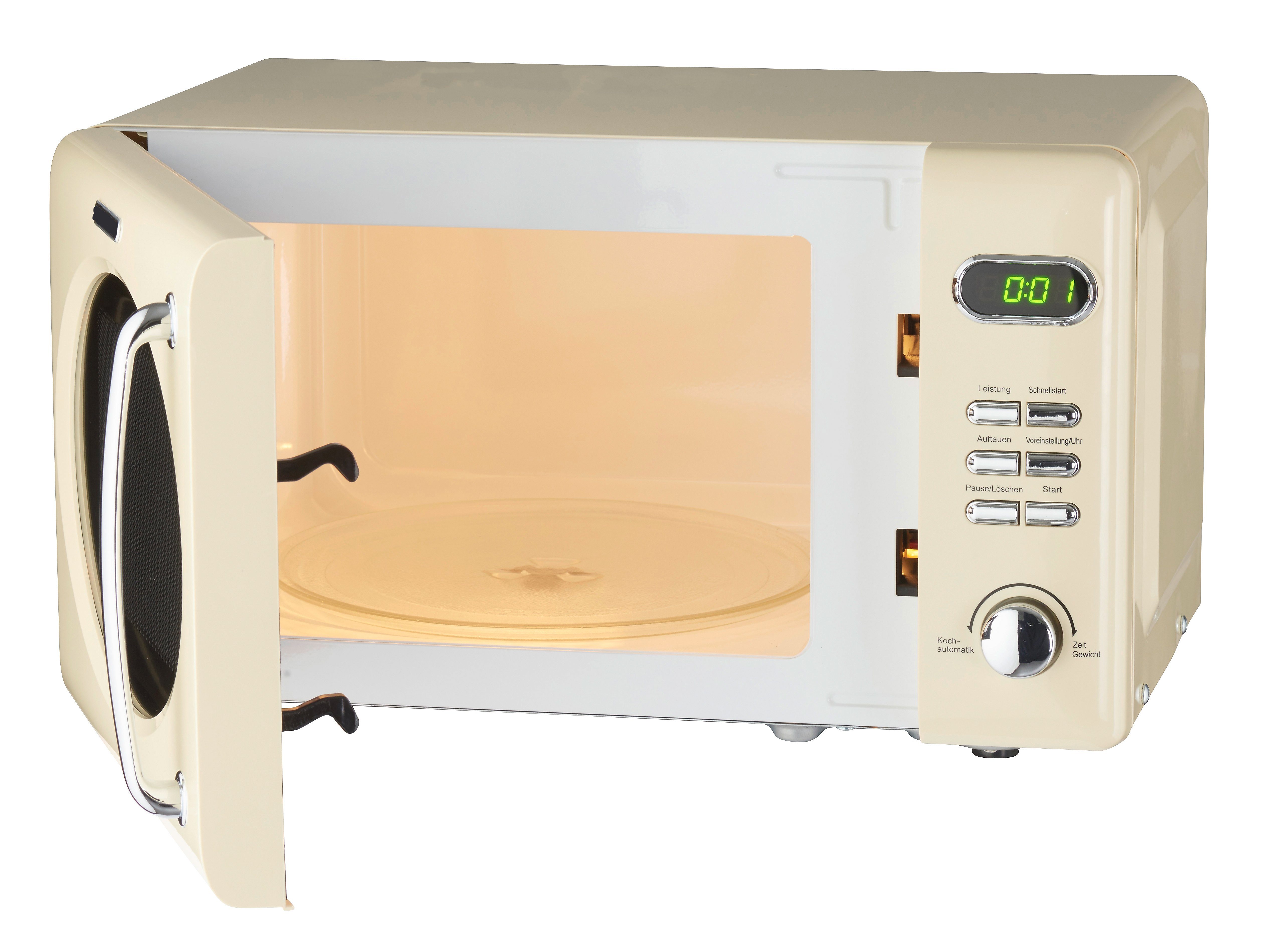 Wolkenstein Mikrowelle, Automatische Garprogramme 8, Auftaufunktion, 20,00 l, digitaler Timer