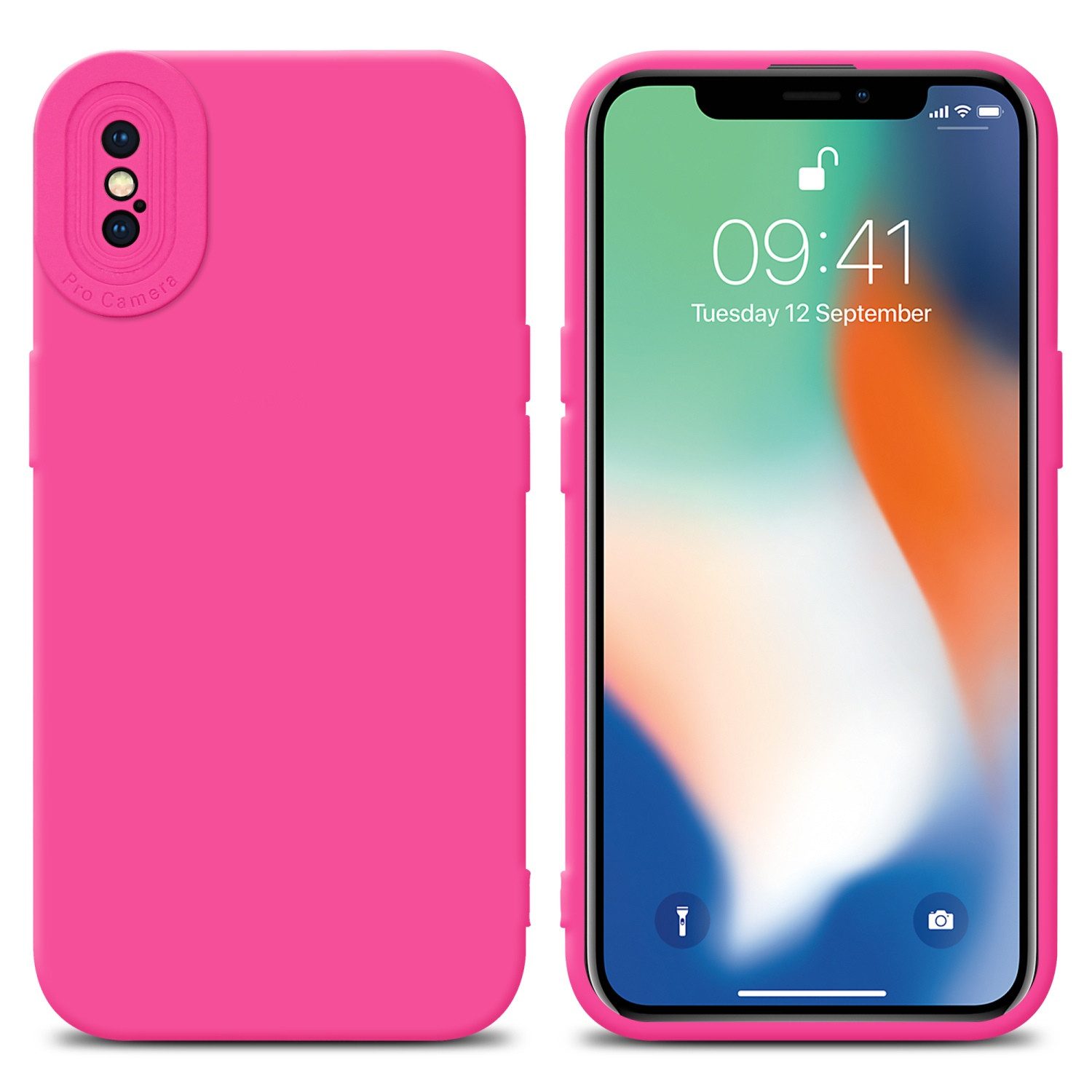 Cadorabo Handyhülle für iPhone X / XS Hülle Apple iPhone X / XS, Hülle Schutzhülle TPU Silikon Case Cover
