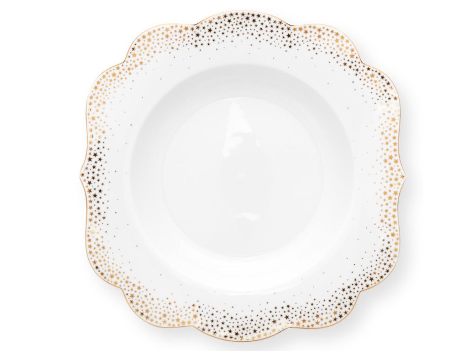 PiP Studio Супова тарілка Royal Winter White Супова тарілка 23,5cm, Deep Plate Royal Winter White 23.5cm