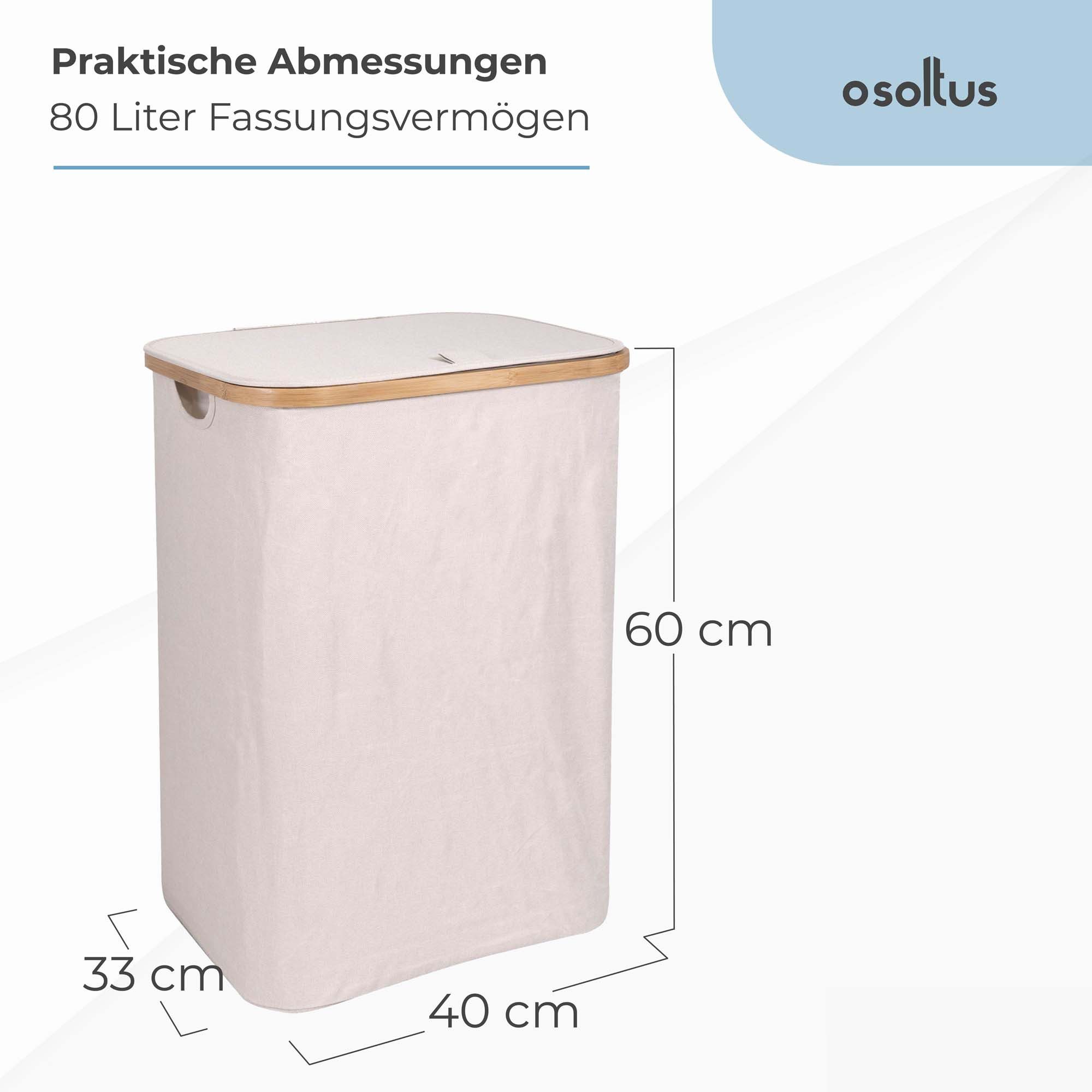 osoltus Wäschesortierer osoltus Wäschesortierer Nelson 1-Fach Wäschekorb Ba günstig online kaufen