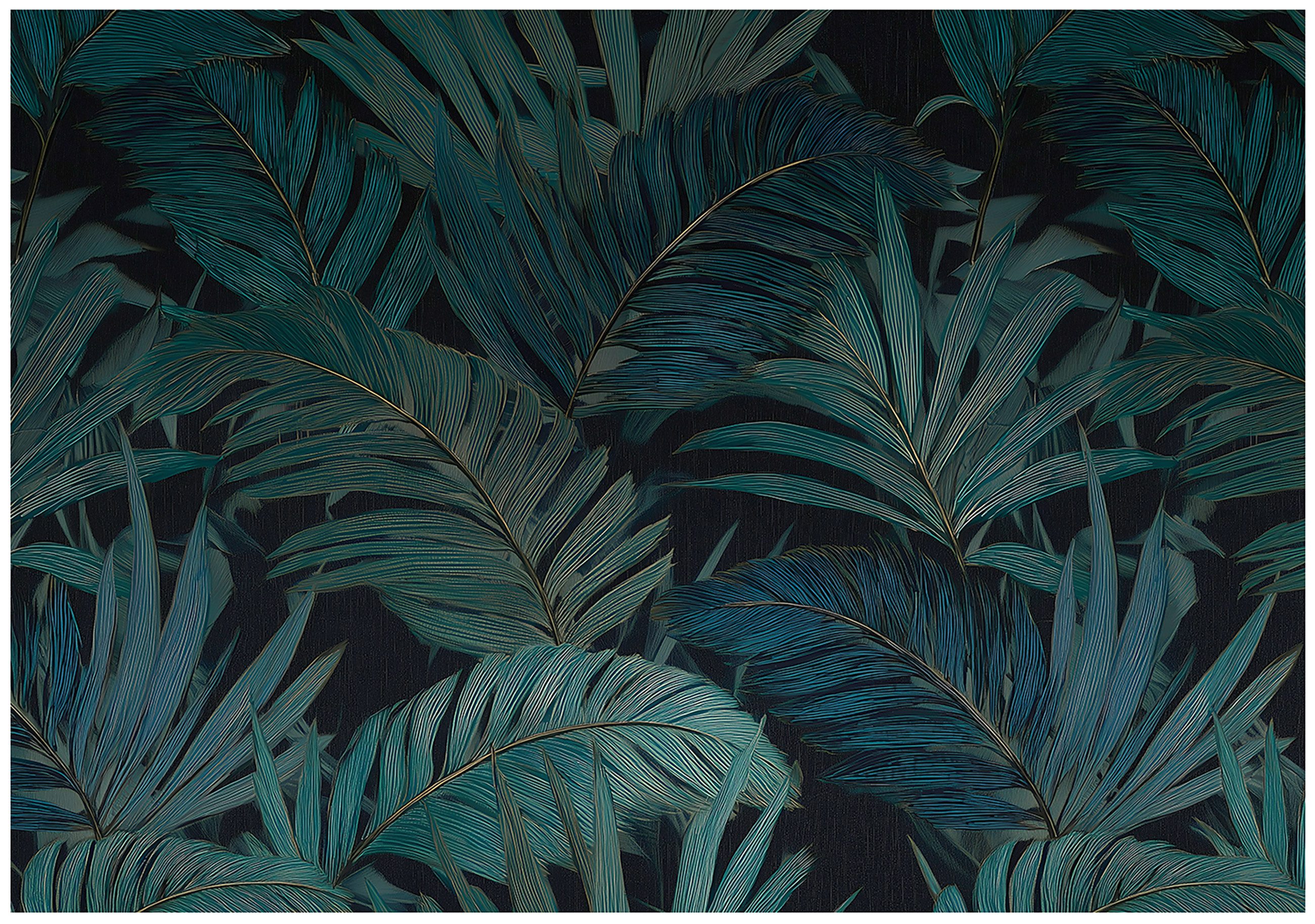 Fototapete Blätter Grün Natur Vlies Tapete Wohnzimmer Schlafzimmer Wandtapete