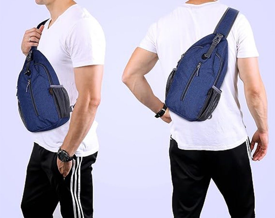 REDOM Schultertasche Brusttasche Sling Schulter Rucksack günstig online kaufen