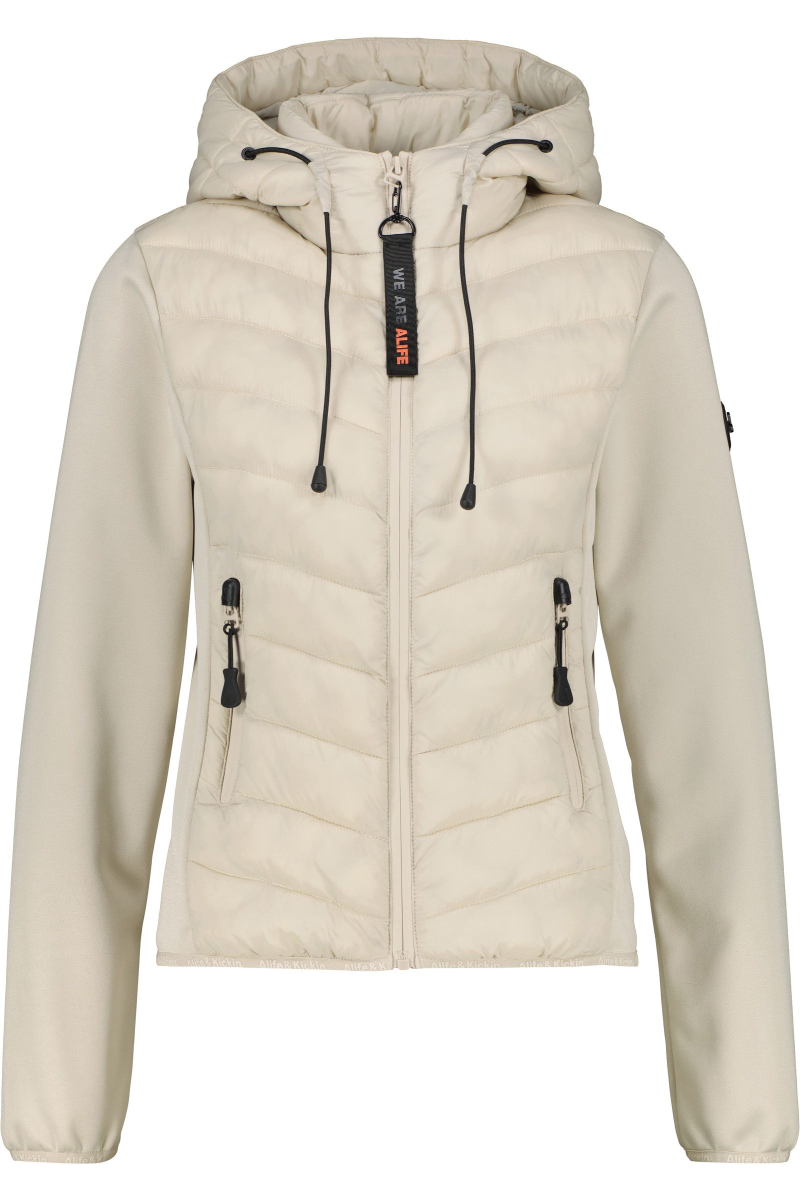 Alife & Kickin Sommerjacke Damen ZeliaAK A Übergangsjacke, Jacke Gesteppte Front, verstellbare Kapuze, zwei Reißverschlusstaschen