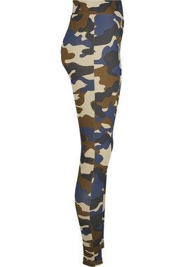 URBAN CLASSICS Leggings Damen Ladies High Waist Camo Tech Leggings (1-tlg)