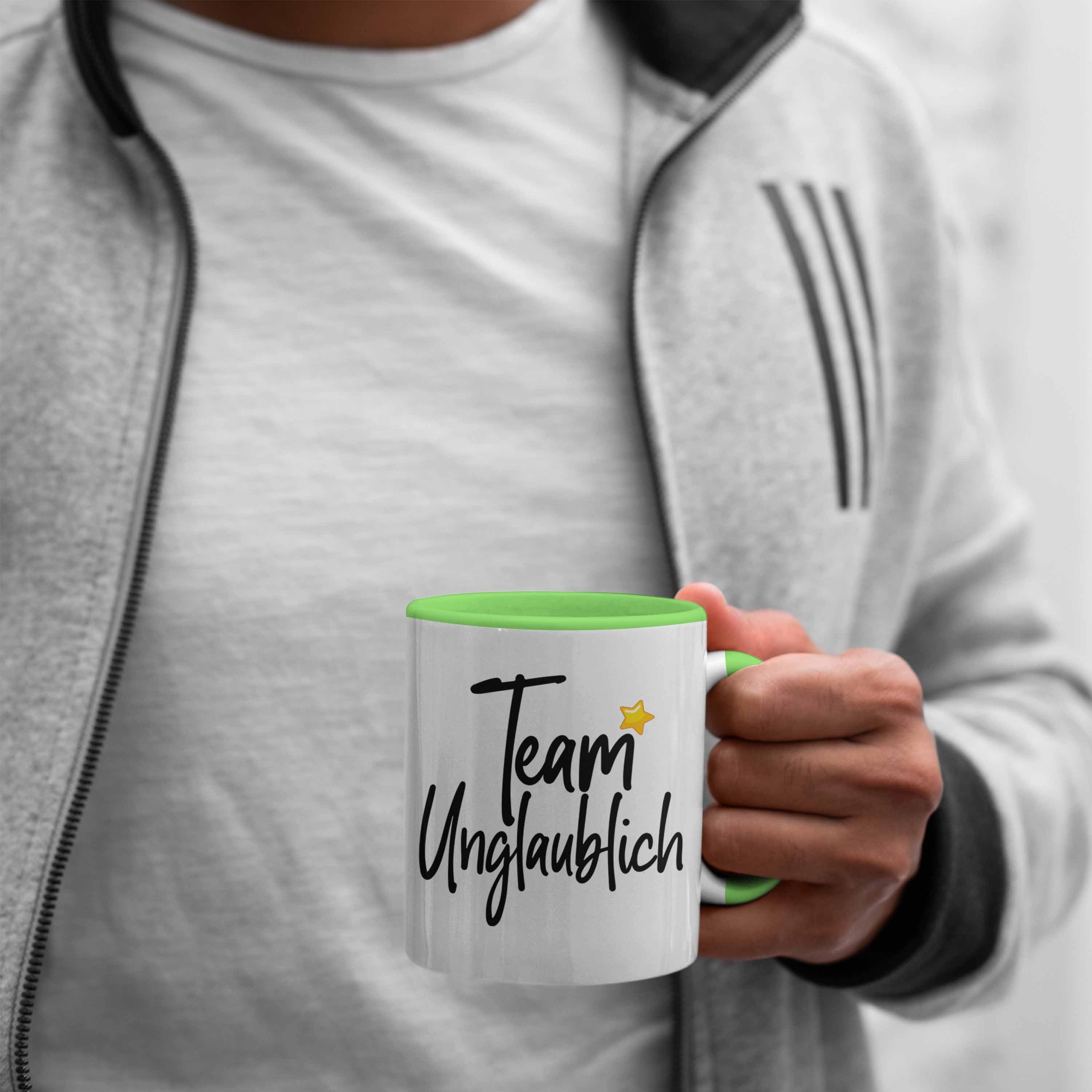 Team Dankeschön Trendation Grün Bestes Tasse Geschenk Geschenkidee für Tasse