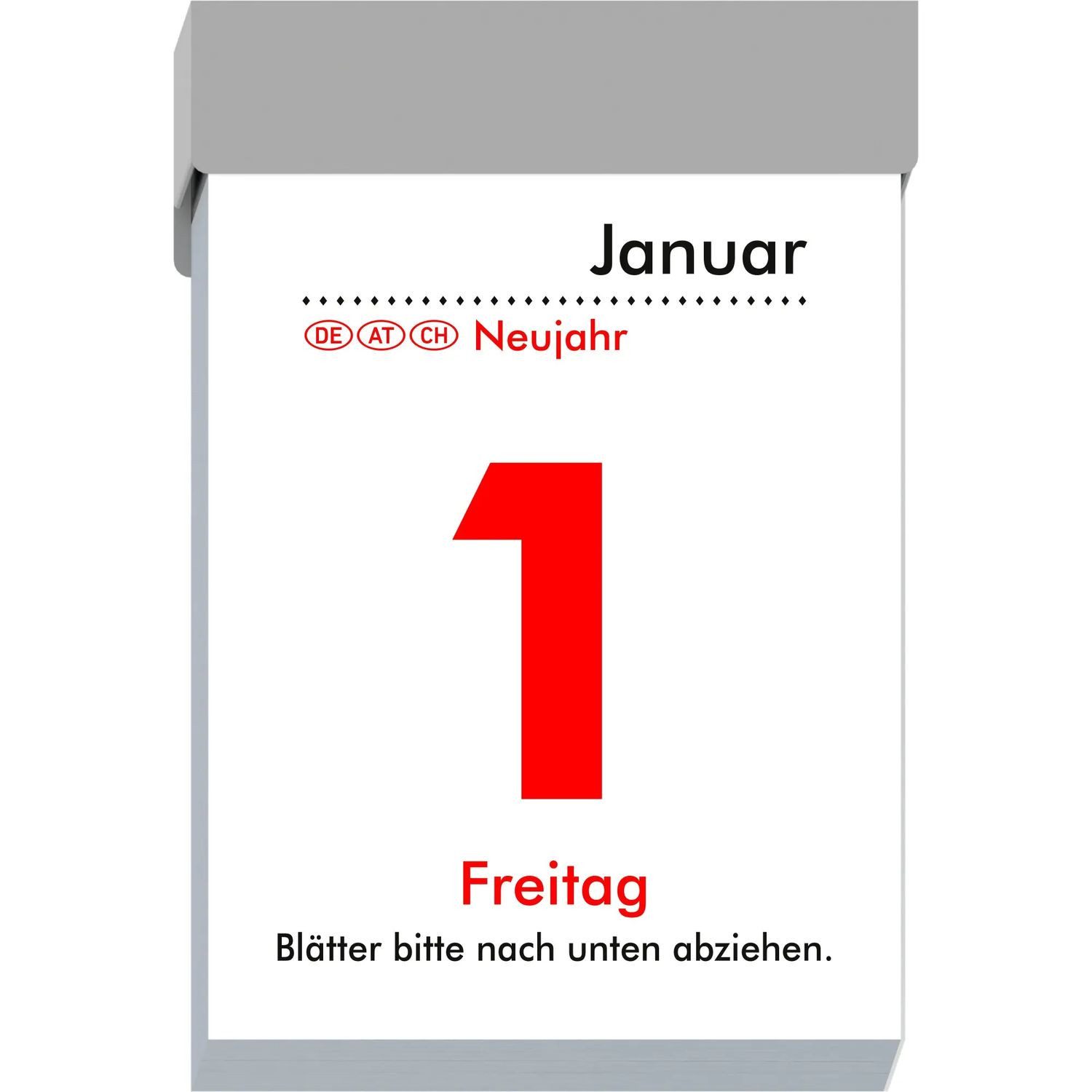 Wandkalender Tagesabreißkalender S 2027