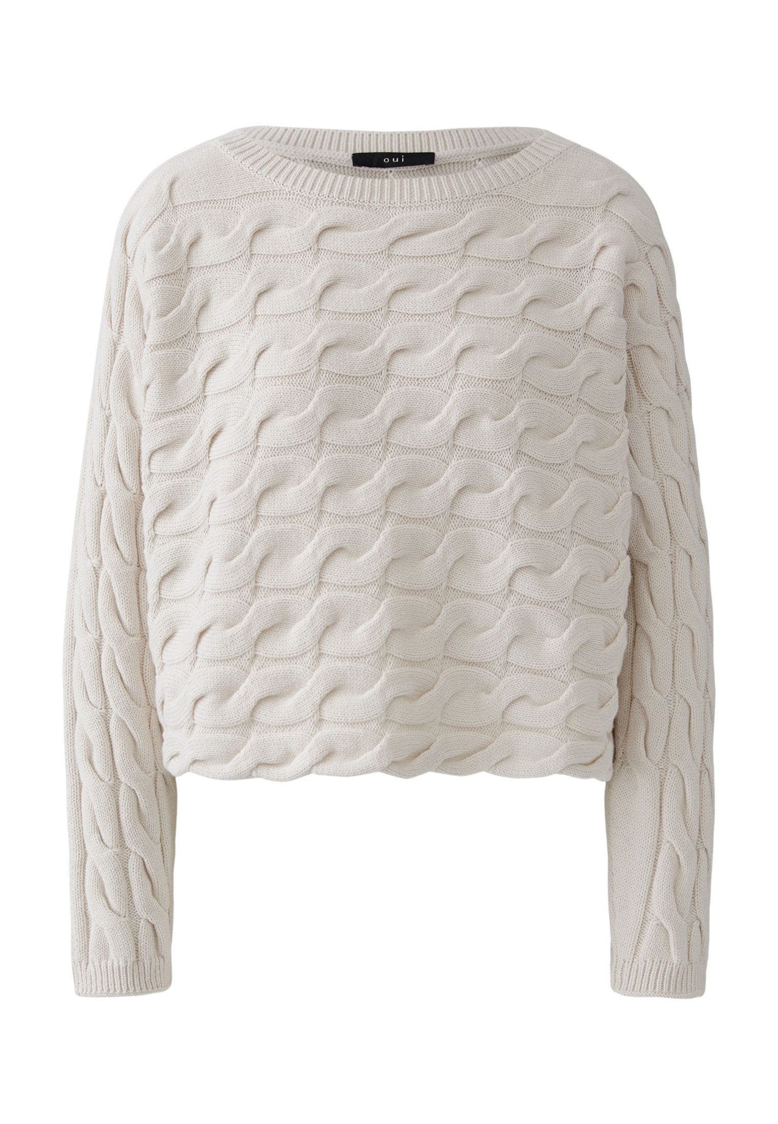 Oui Rundhalspullover SIRAH