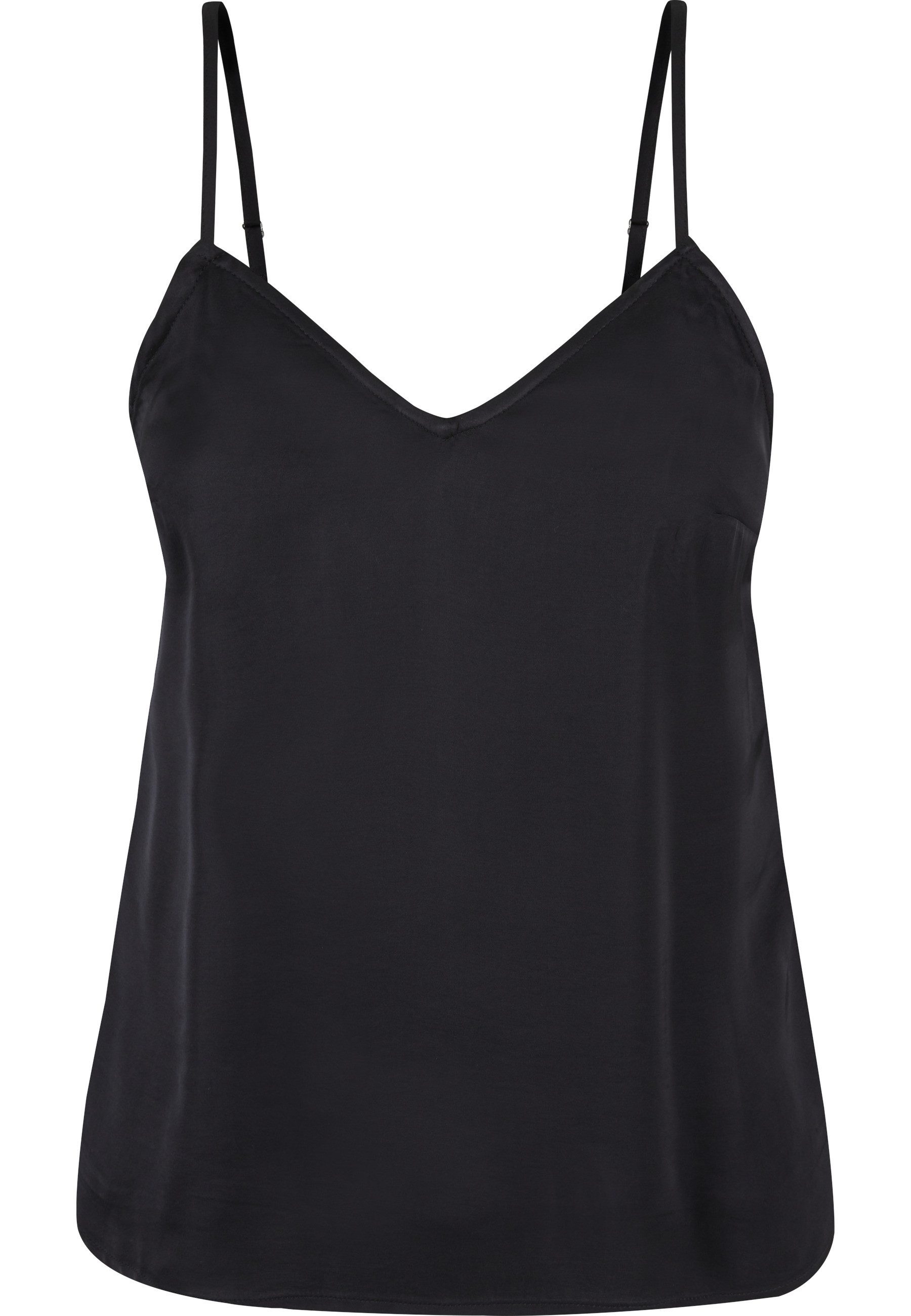 URBAN CLASSICS Tanktop Urban Classics Damen Ladies Viscose Satin Slip Top