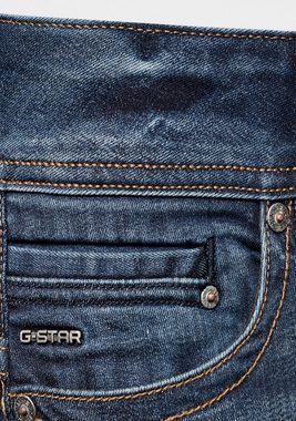 G-Star RAW Straight-Jeans Midge Saddle Straight 5-Pocket-Design mit markanten Steppnähten