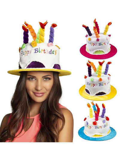 Boland Kostüm Partyhut Geburtstagstorte, Ein bunter Hut für lustige Partys