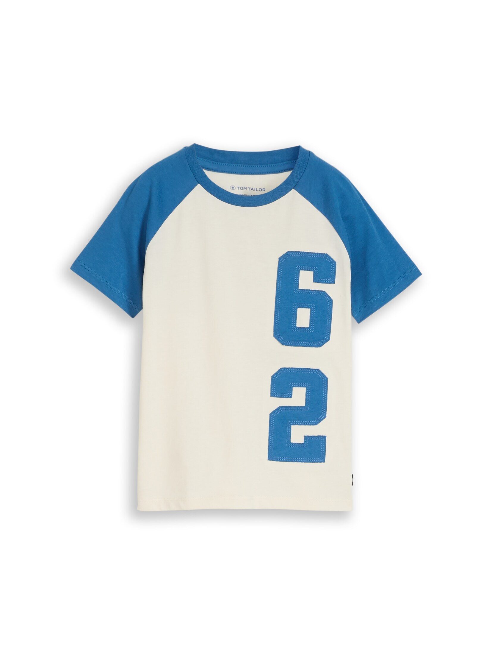 TOM TAILOR T-Shirt T-Shirt Raglan T-Shirt aus Baumwolle