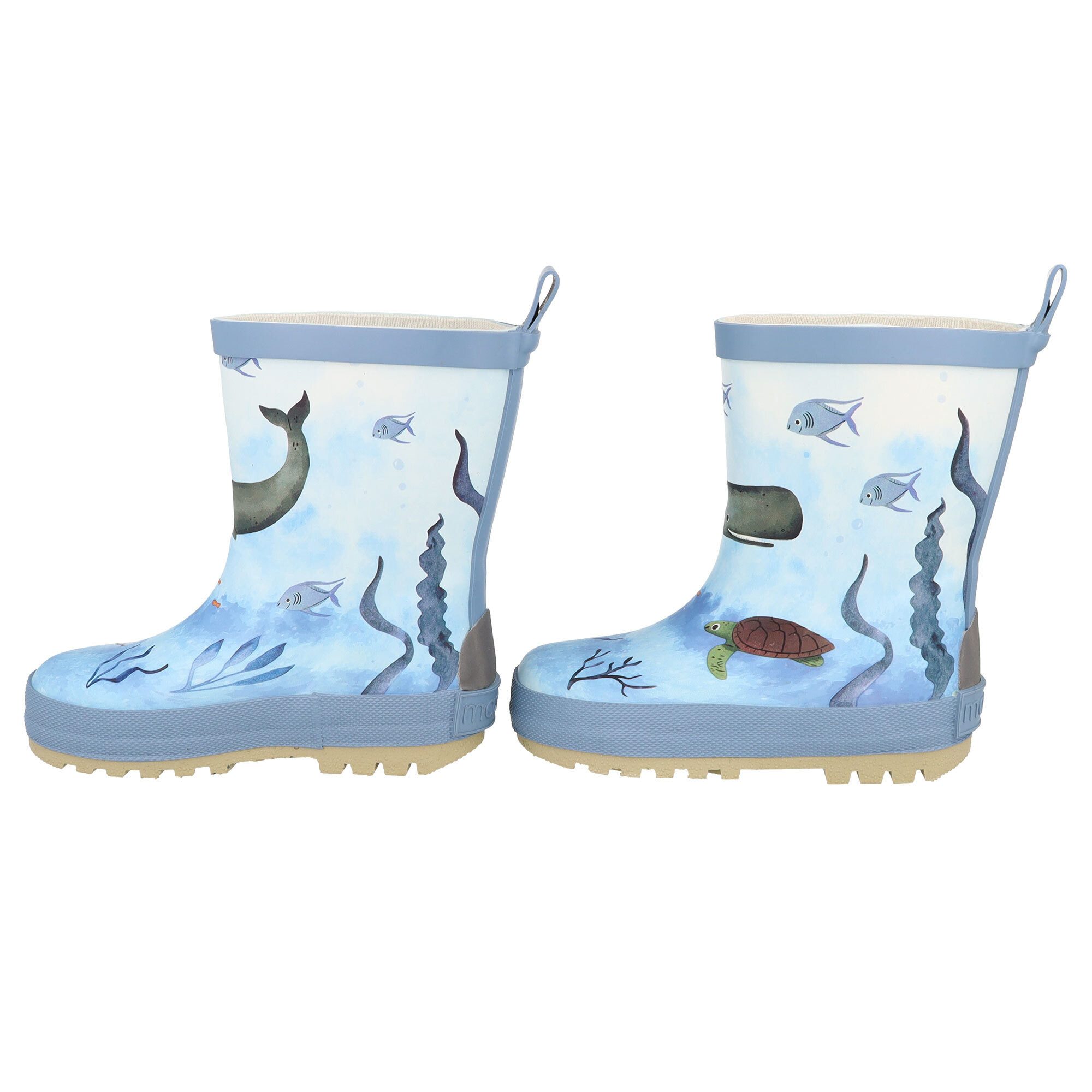 MAXIMO Gummistiefel Unterwasser Wal Reflekt 3M, Jerseyfutter Gummistiefel (2-tlg)