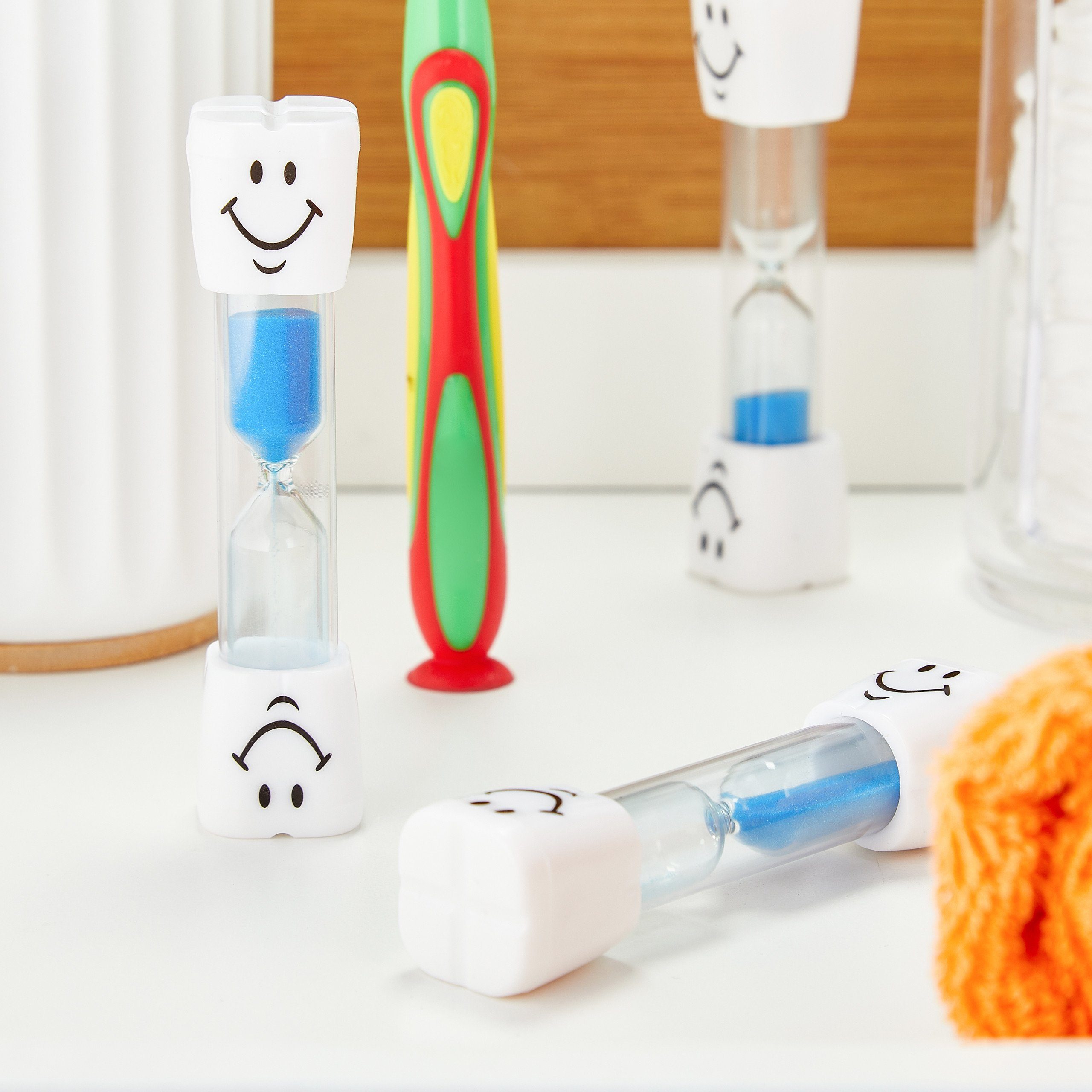 relaxdays Sanduhr Zähneputzen Kinder 10er Set günstig online kaufen