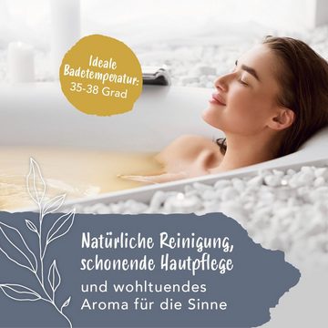 HERBAL SPA Badesalz Erkältungszeit & Entspannungszeit Basisches Kräuterbad, 12-tlg., mit ätherischen Ölen - 12er-Set (12x 100 g)