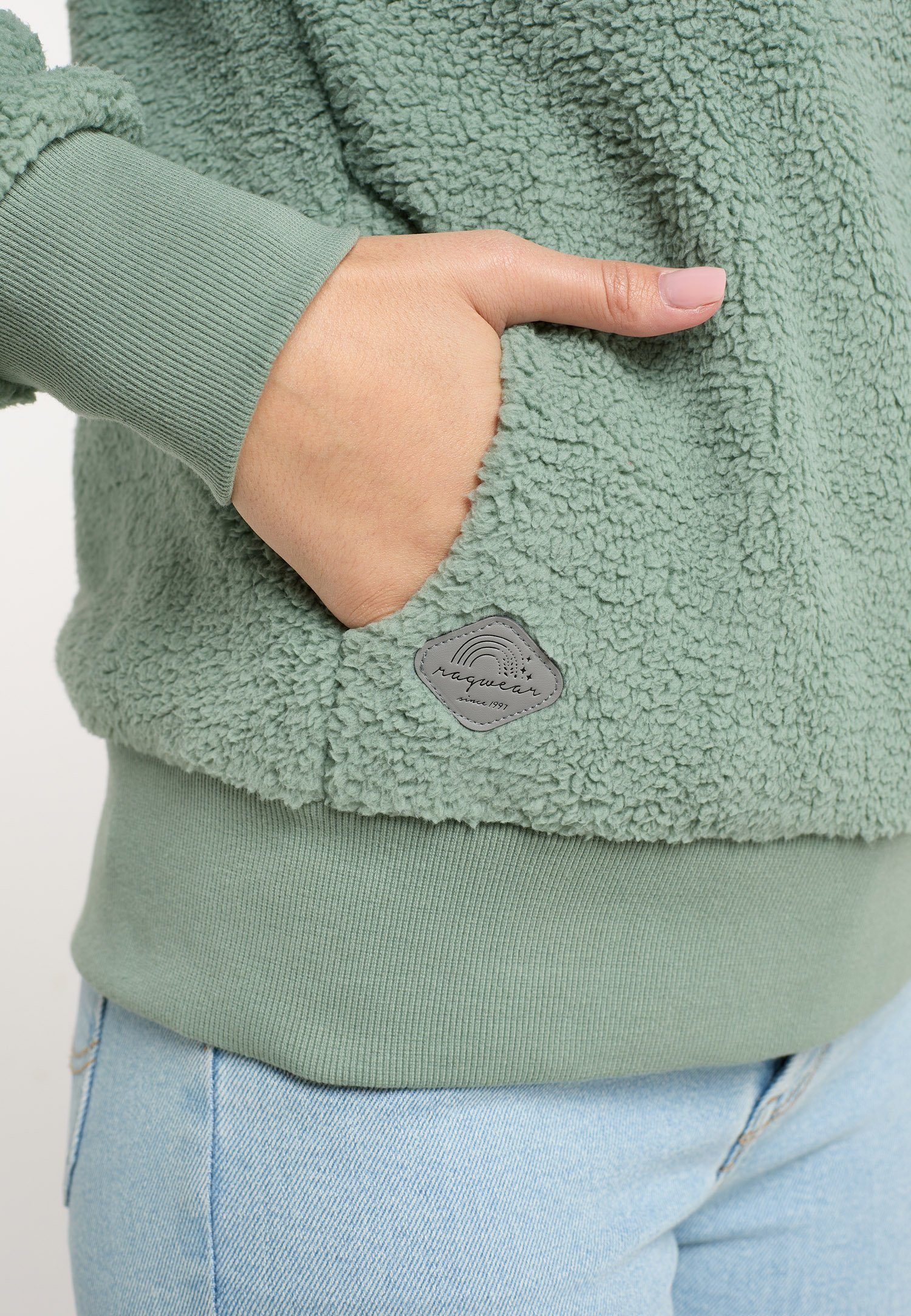 Ragwear Sweatshirt MENNY Nachhaltige GREEN & Vegane Mode DUSTY